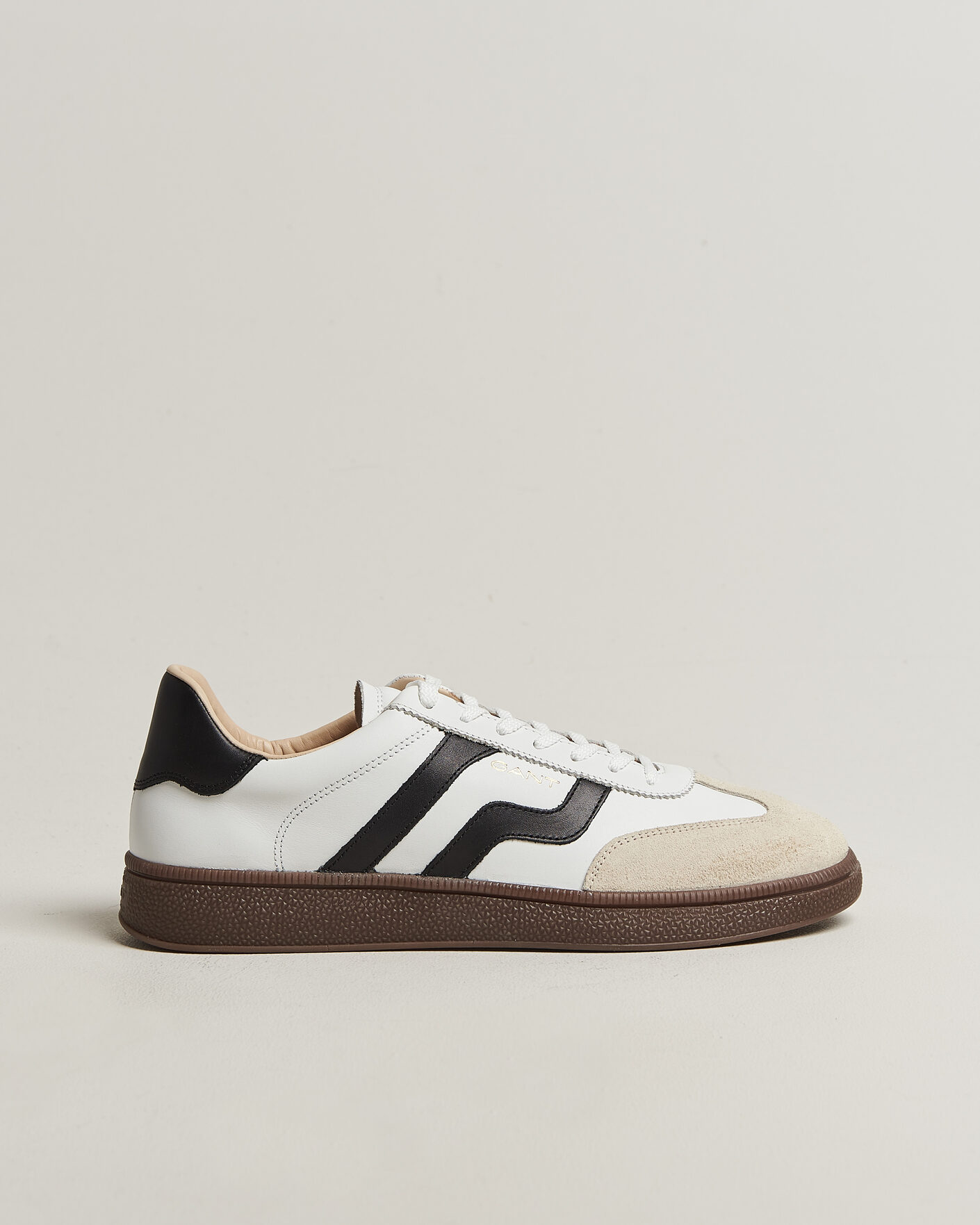 Herren | Sneaker | Gant | Cuzmo Leather/Suede Sneaker White/Black