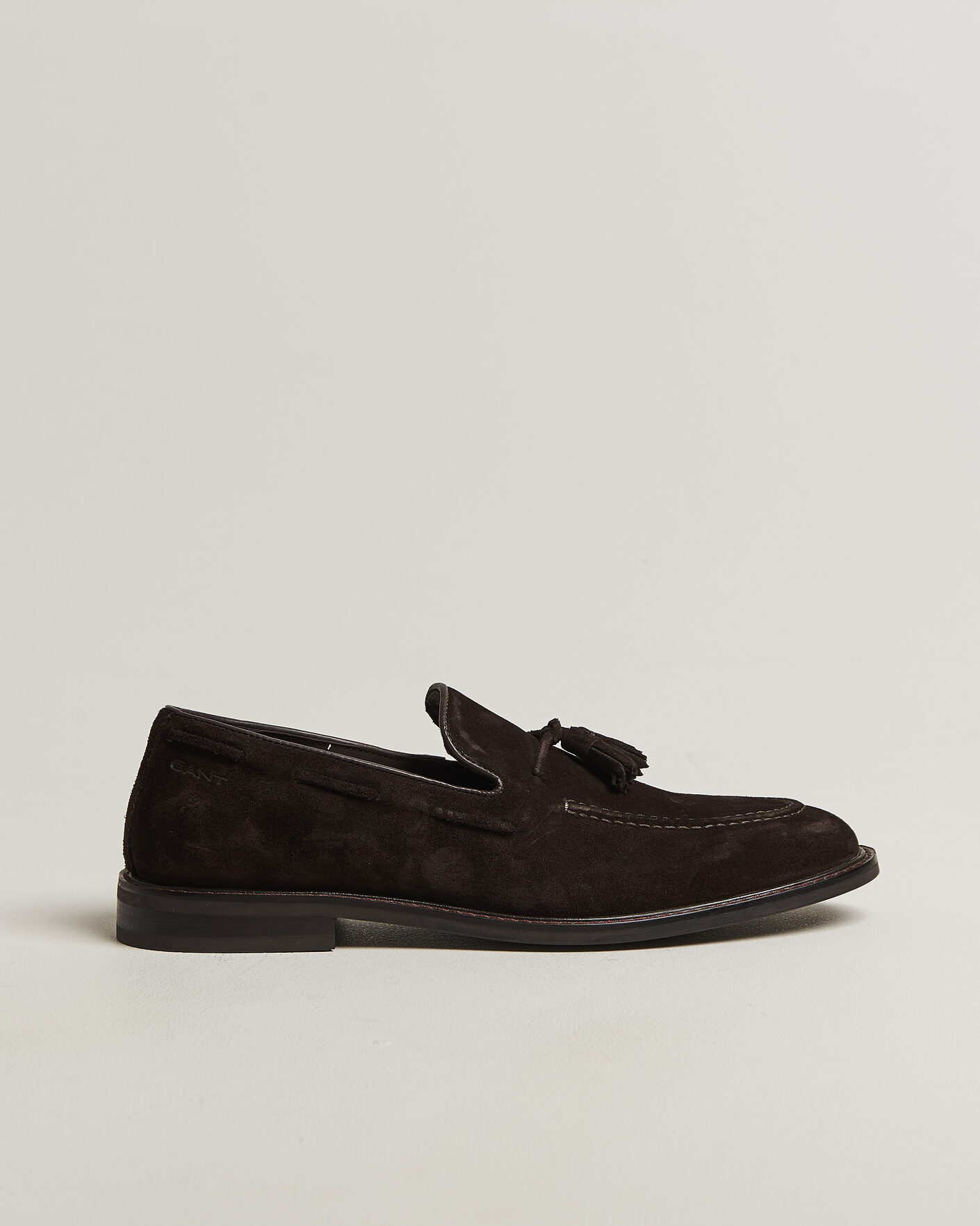 Herren | Loafer | GANT | Lozham Suede Tassle Loafer Dark Brown