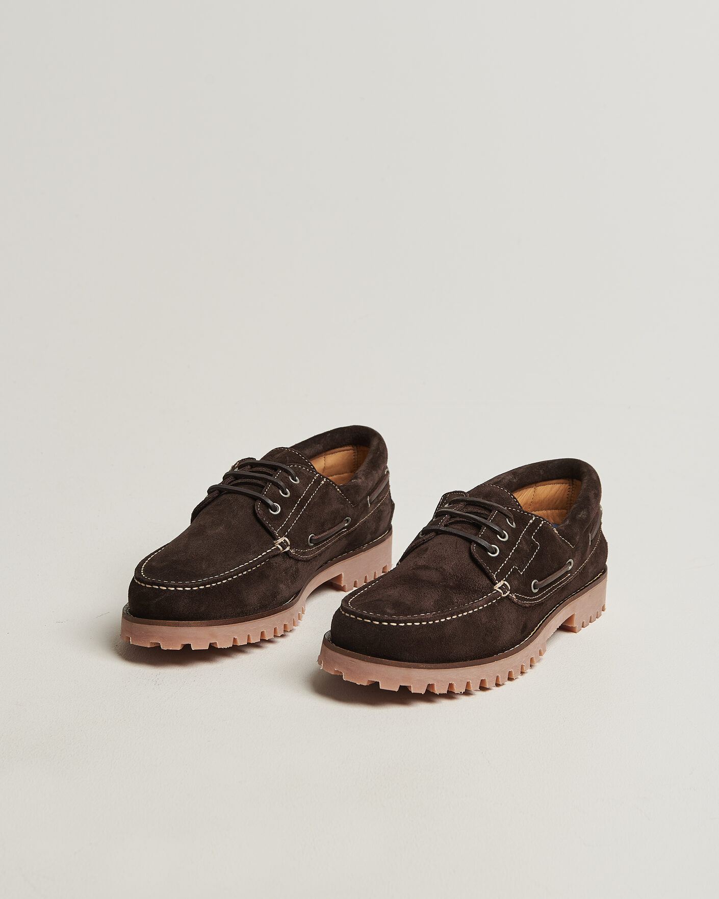 Herren | Segelschuhe | Gant | Tratton Suede Boat Shoe Dark Brown