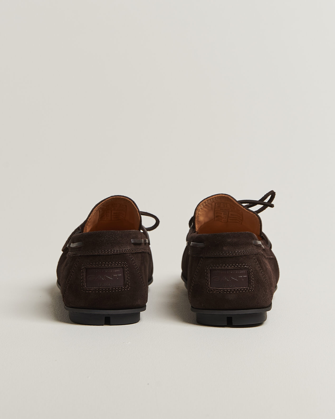 Herren | Mokassin | Gant | Wilmon Laced Suede Car Shoe Dark Brown