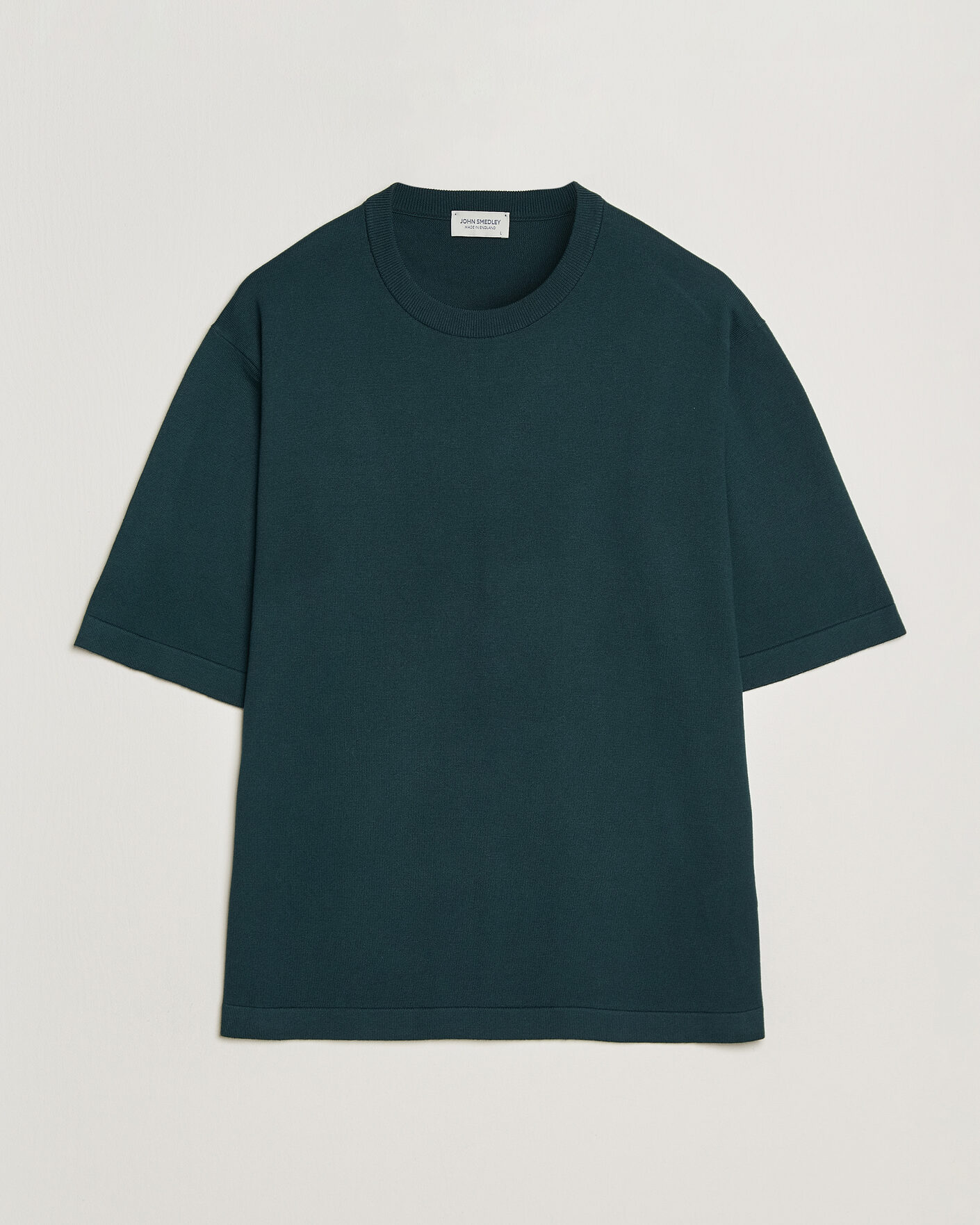 Herren | T-Shirts | John Smedley | Tindall Sea Island Cotton T-Shirt Rainforest