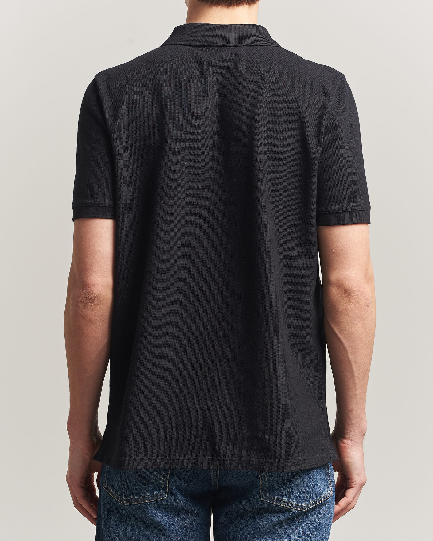 Herren | Poloshirts | Maison Kitsuné | Fox Head Polo Black