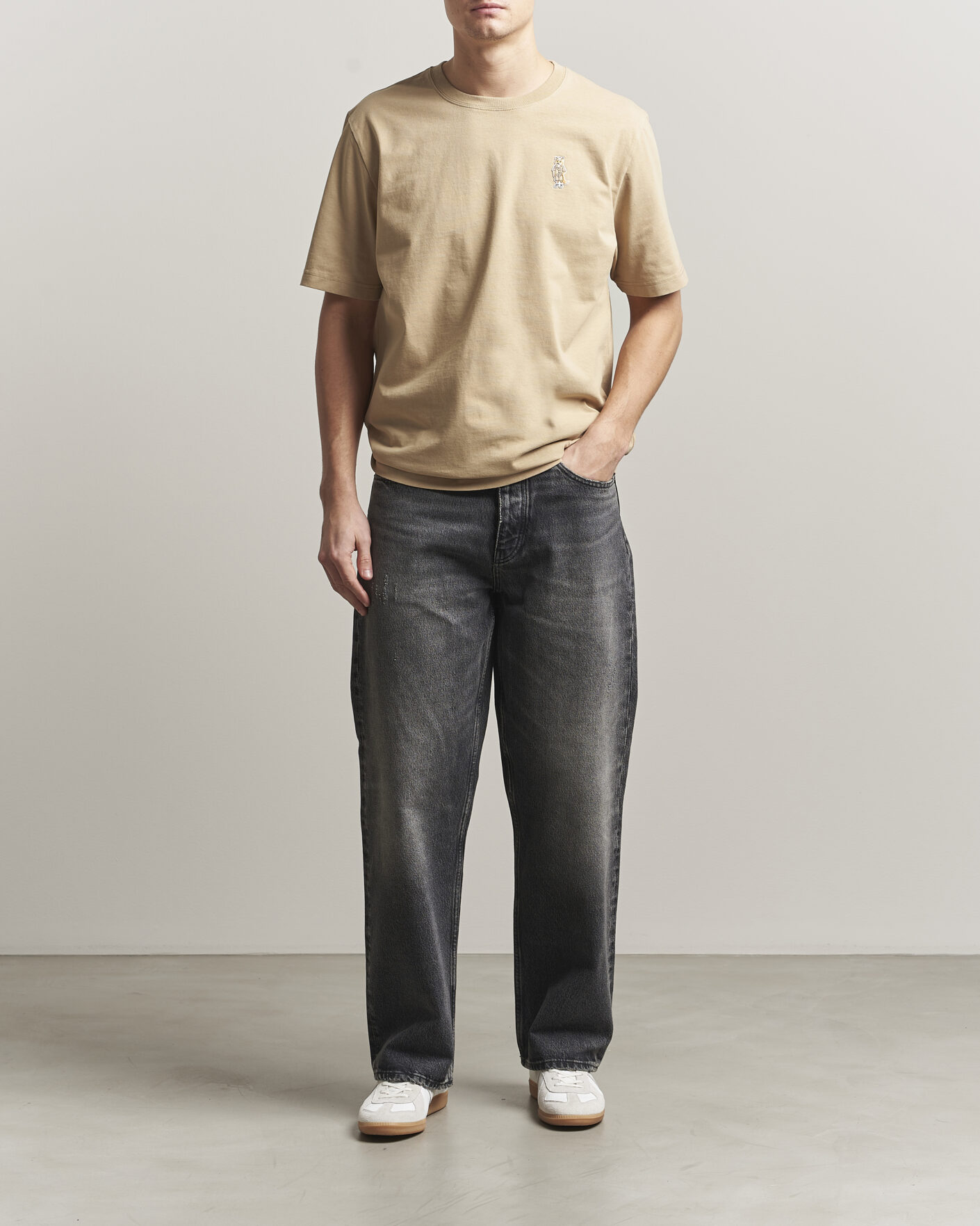 Herren | T-Shirts | Maison Kitsuné | Dressed Fox T-Shirt Roasted Almond