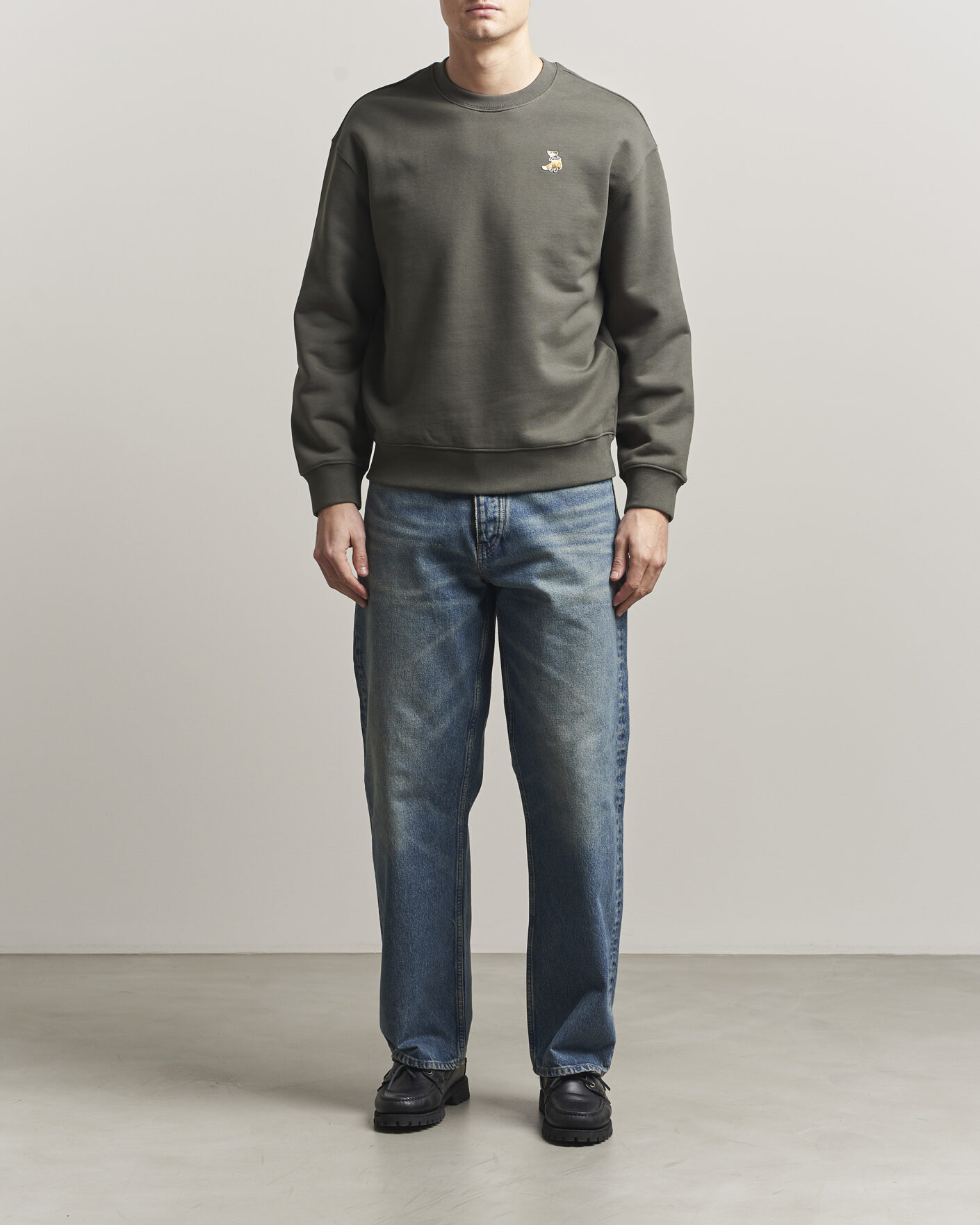 Herren | Pullover | Maison Kitsuné | Dreaming Fox Sweatshirt Beluga
