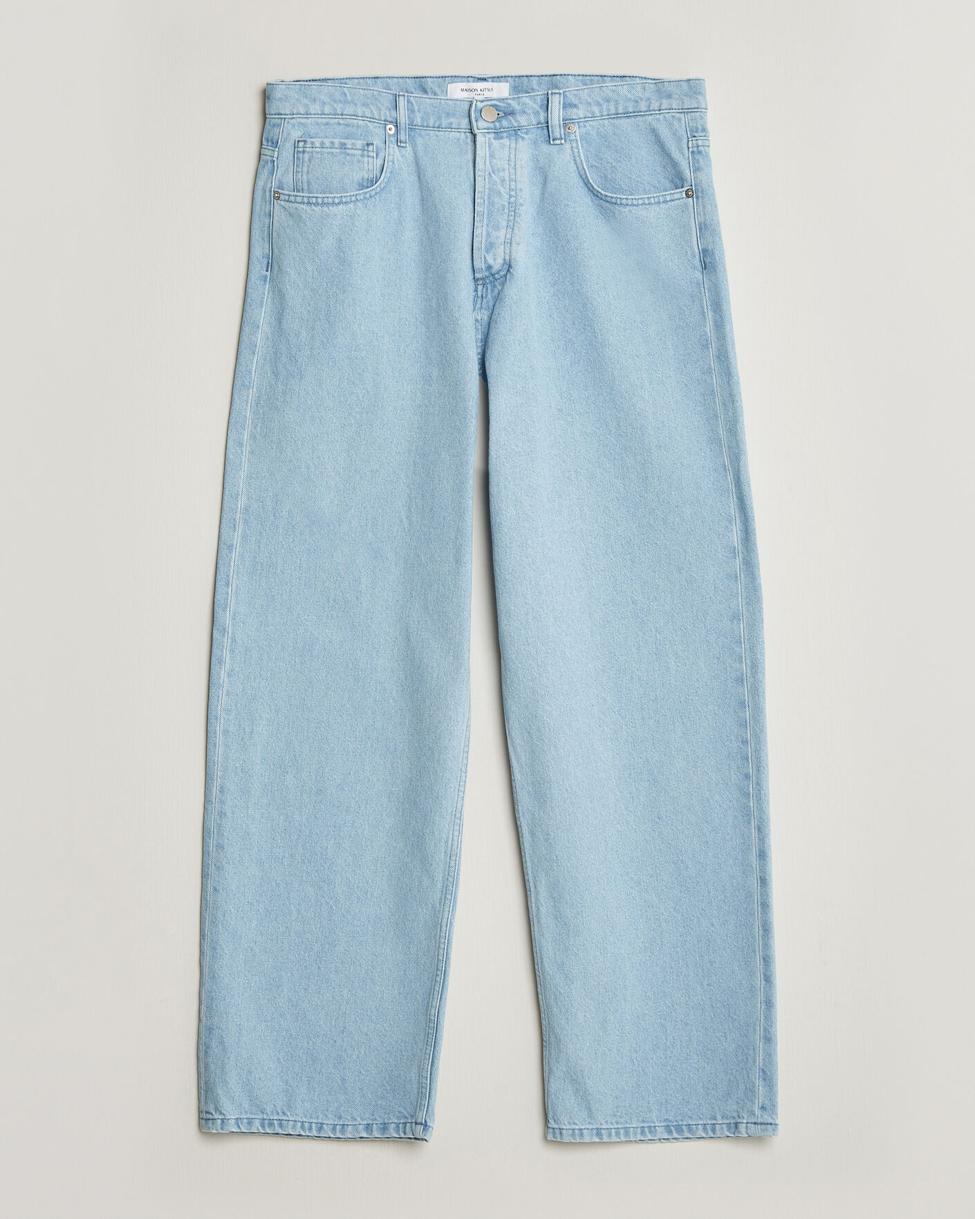 Herren | Hosen | Maison Kitsuné | Wide Fit Jeans Light Washed Indigo
