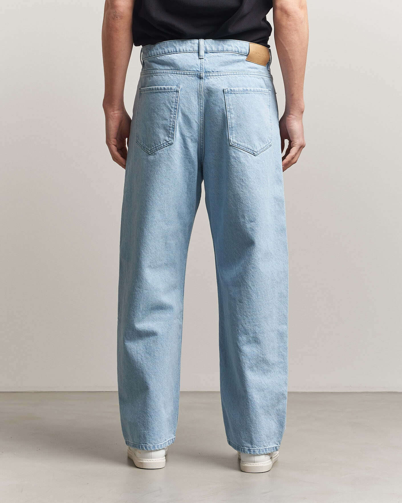 Herren | Hosen | Maison Kitsuné | Wide Fit Jeans Light Washed Indigo