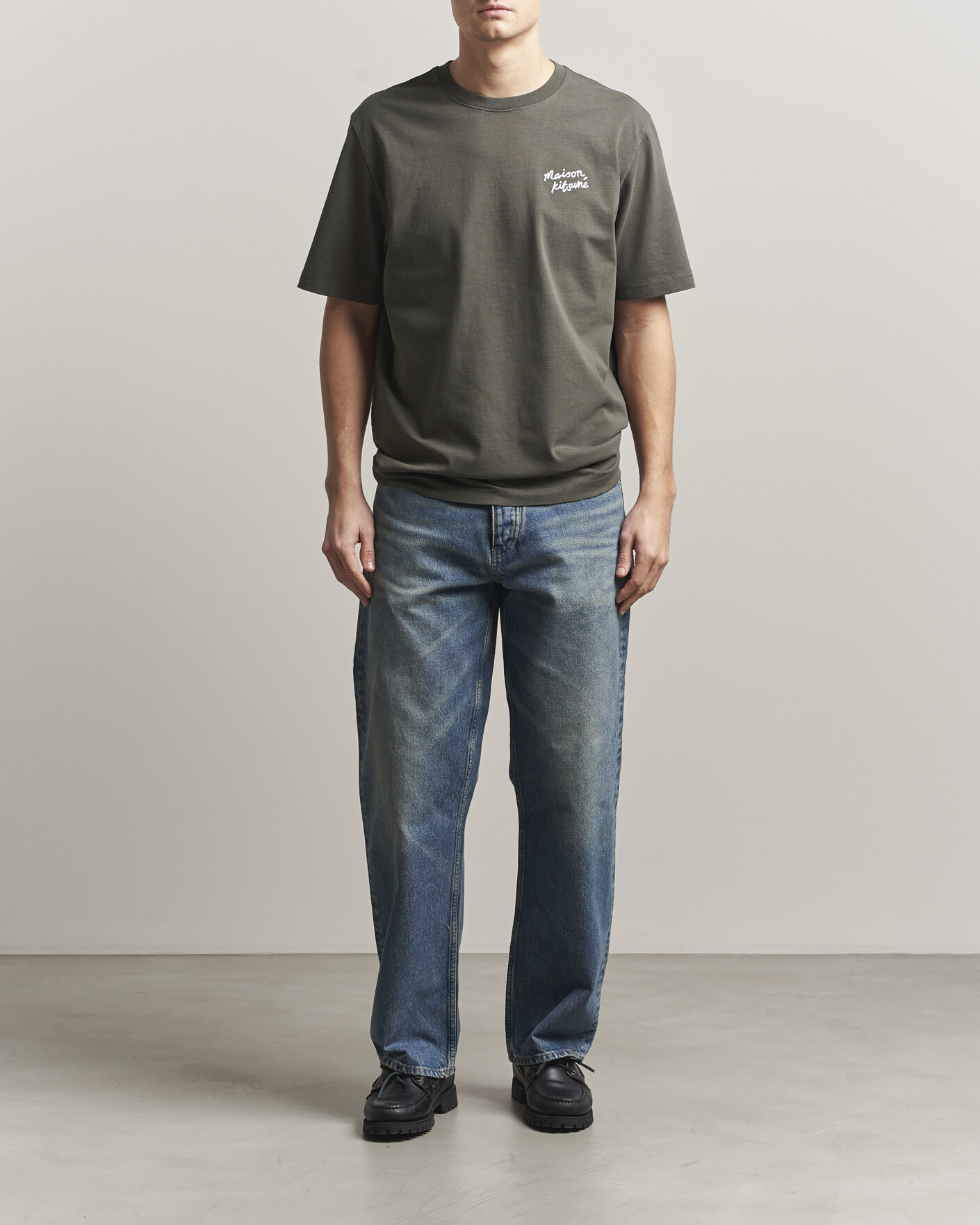 Herren | T-Shirts | Maison Kitsuné | Handwriting T-Shirt Beluga