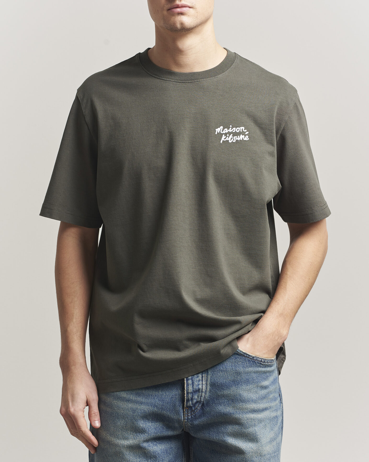 Herren | T-Shirts | Maison Kitsuné | Handwriting T-Shirt Beluga