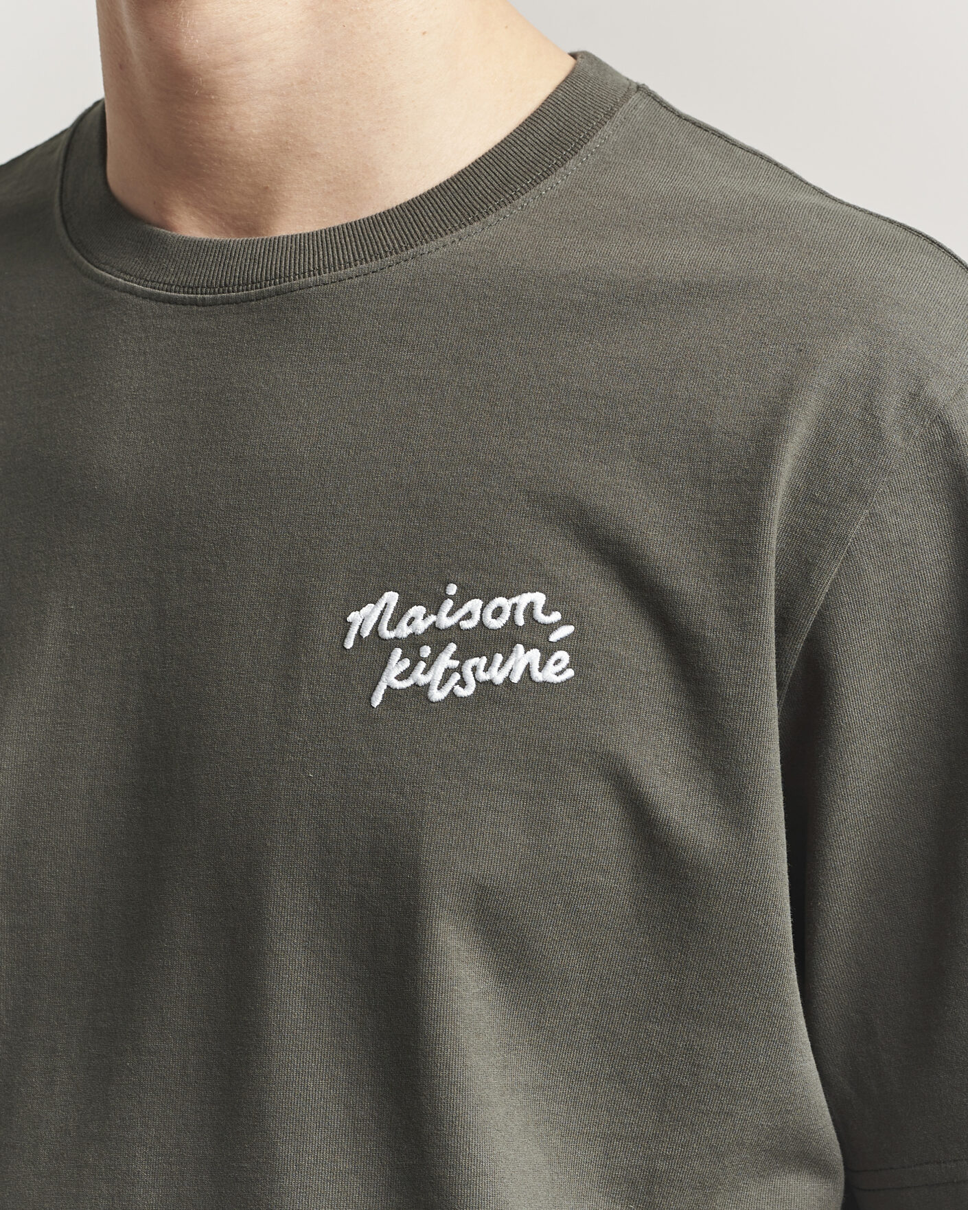 Herren | T-Shirts | Maison Kitsuné | Handwriting T-Shirt Beluga