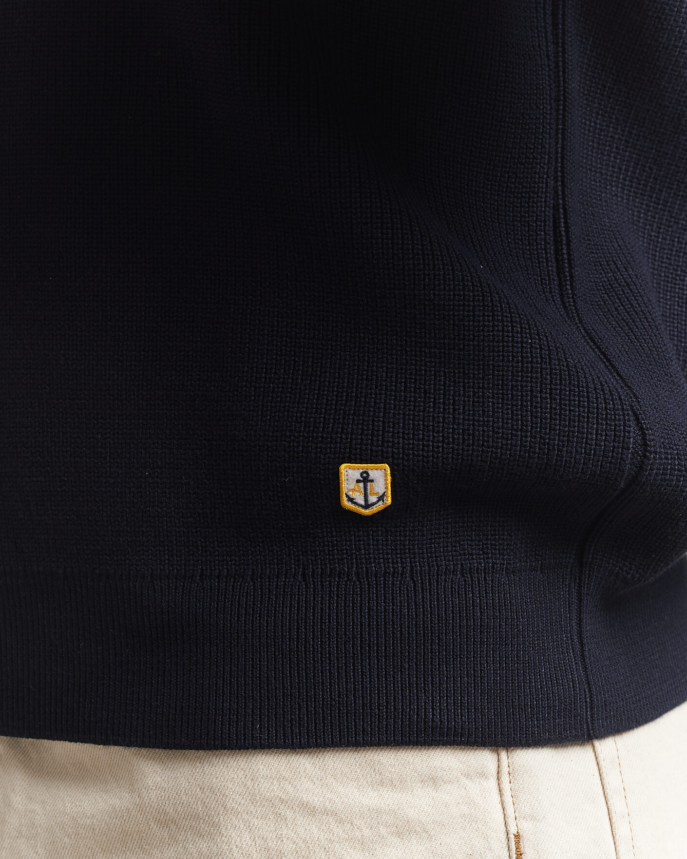 Herren | Pullover | Armor-lux | Heritage Knitted Polo Marine Deep