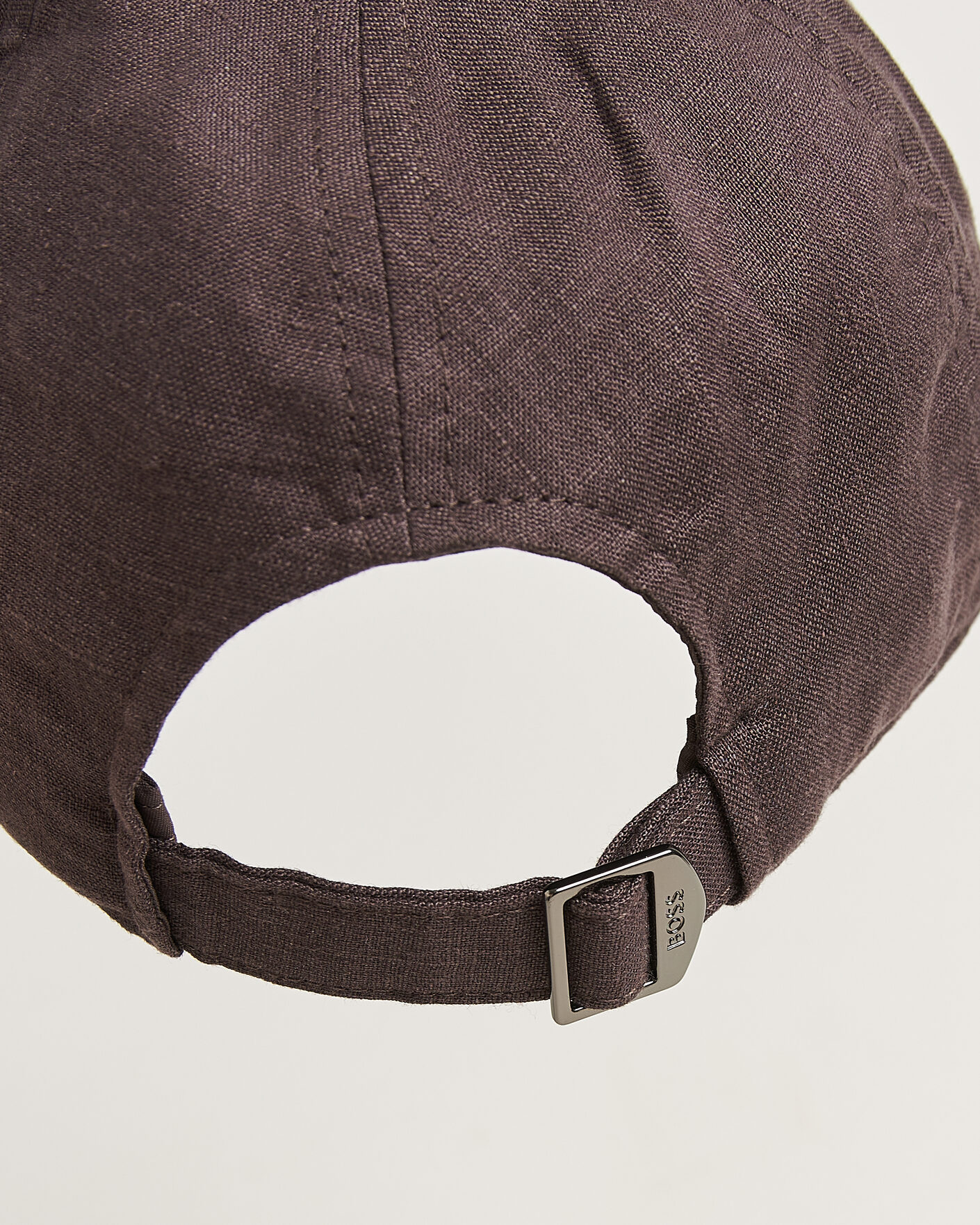 Herren | Hüte & Mützen | BOSS BLACK | Zed Linen Cap Dark Brown