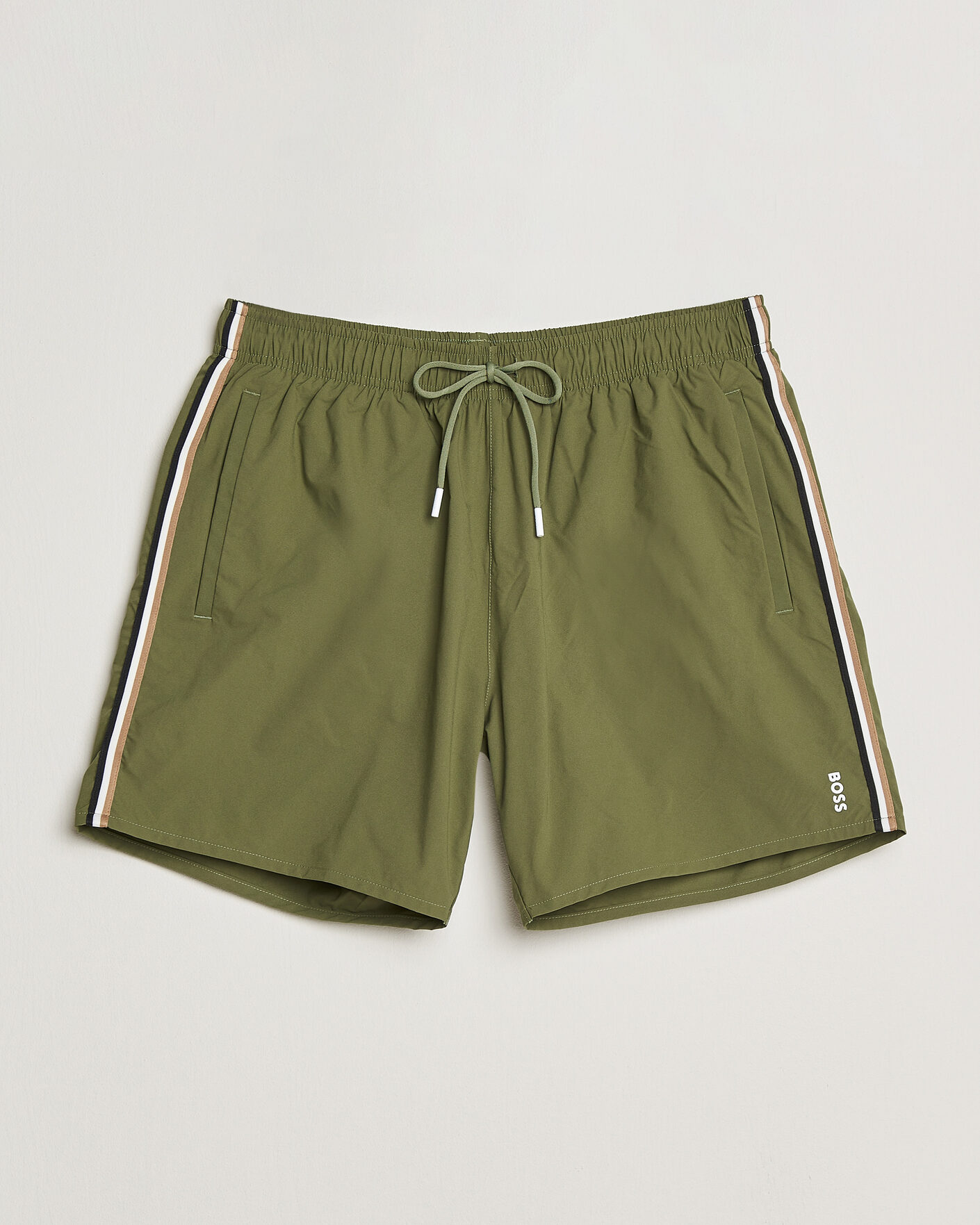 Herren | Badehosen | BOSS BLACK | Iconic Swimshorts Open Green