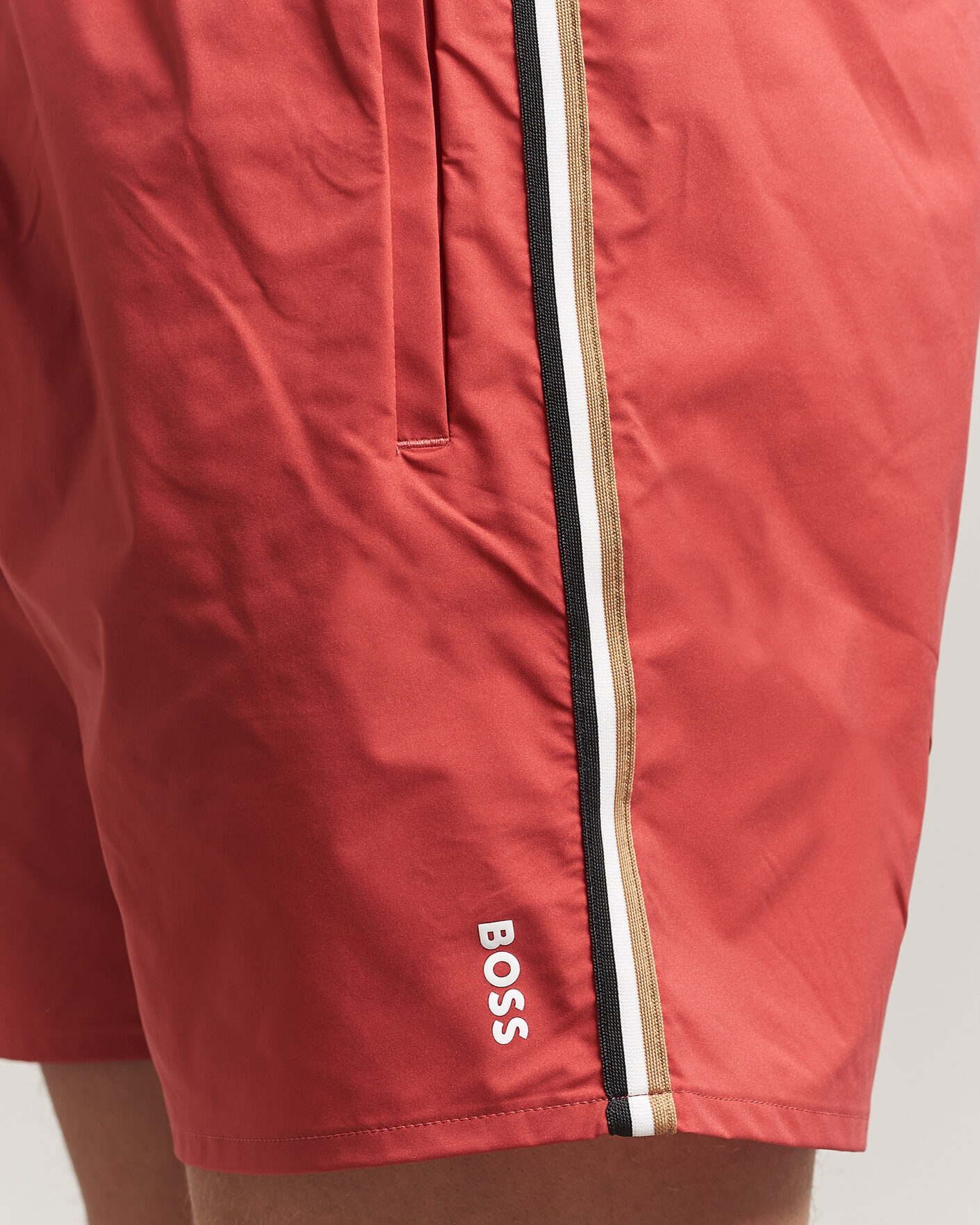 Herren | Badehosen | BOSS BLACK | Iconic Swimshorts Dark Red