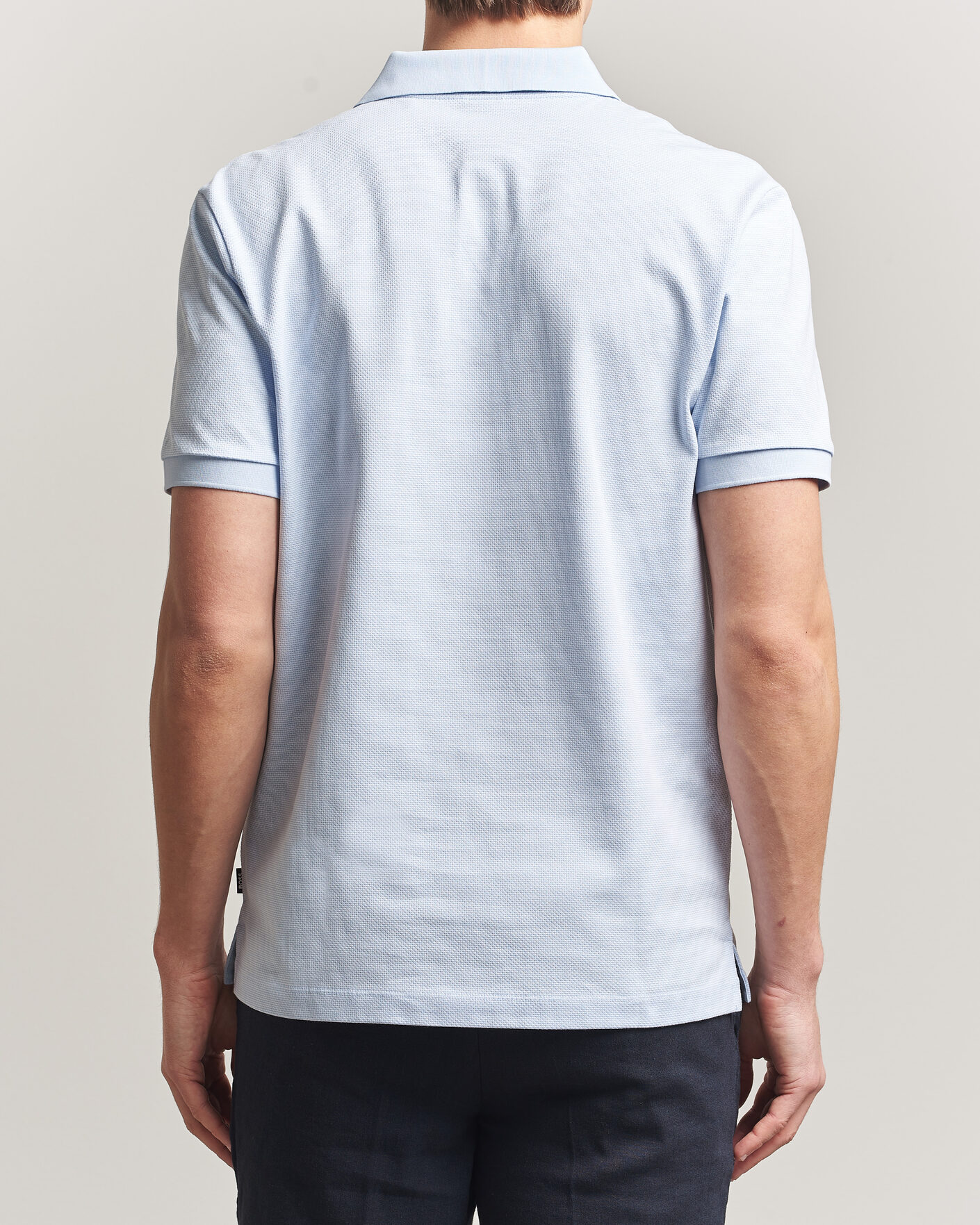 Herren | Poloshirts | BOSS BLACK | Parlay Jersey Polo Light Blue