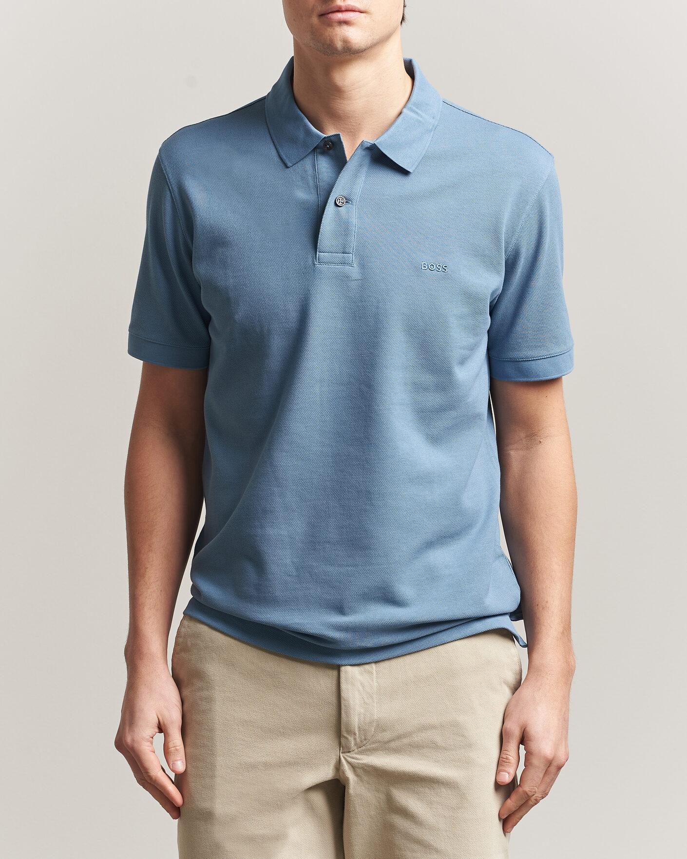 Herren | Poloshirts | BOSS BLACK | Pallas Polo Light Blue