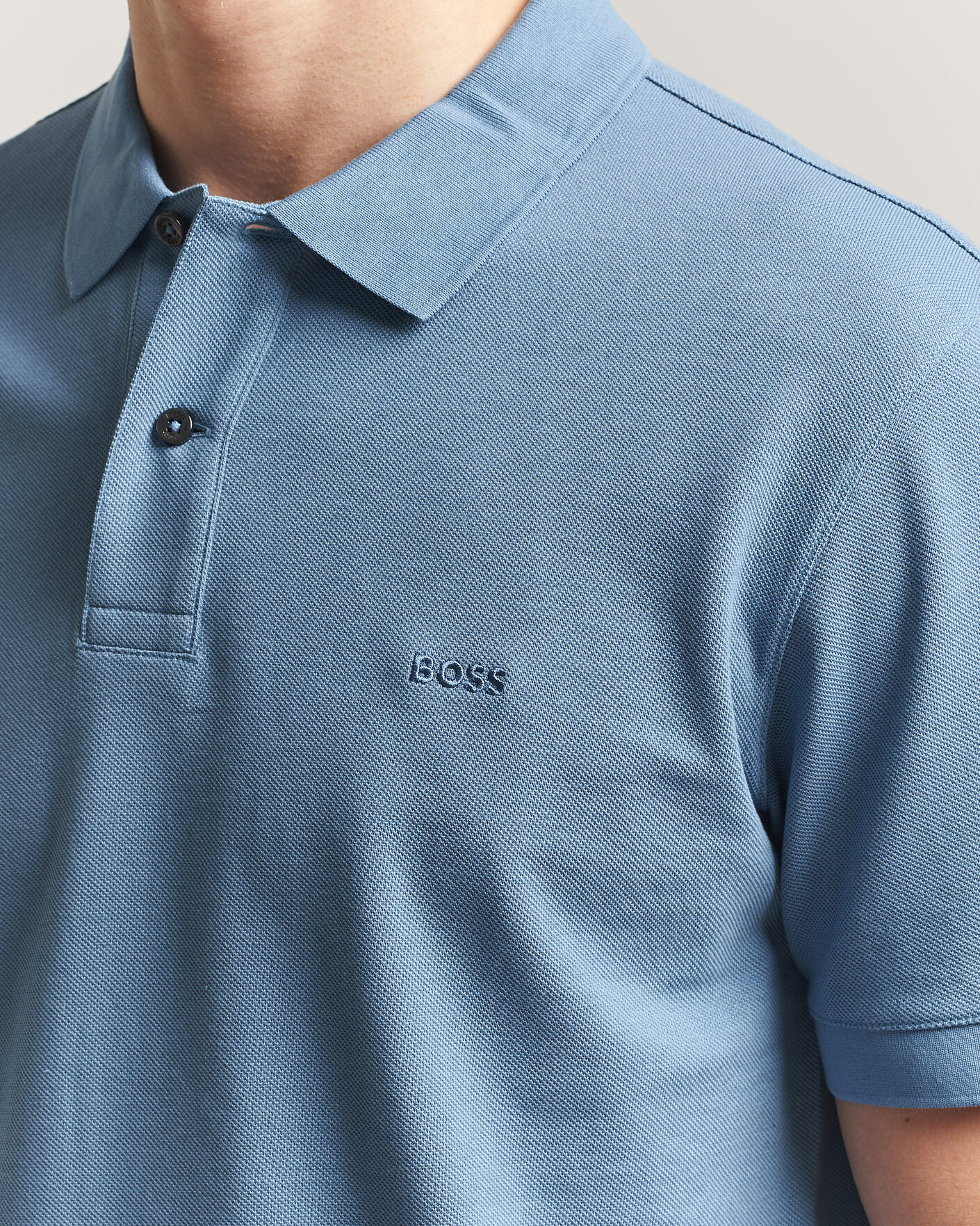 Herren | Poloshirts | BOSS BLACK | Pallas Polo Light Blue
