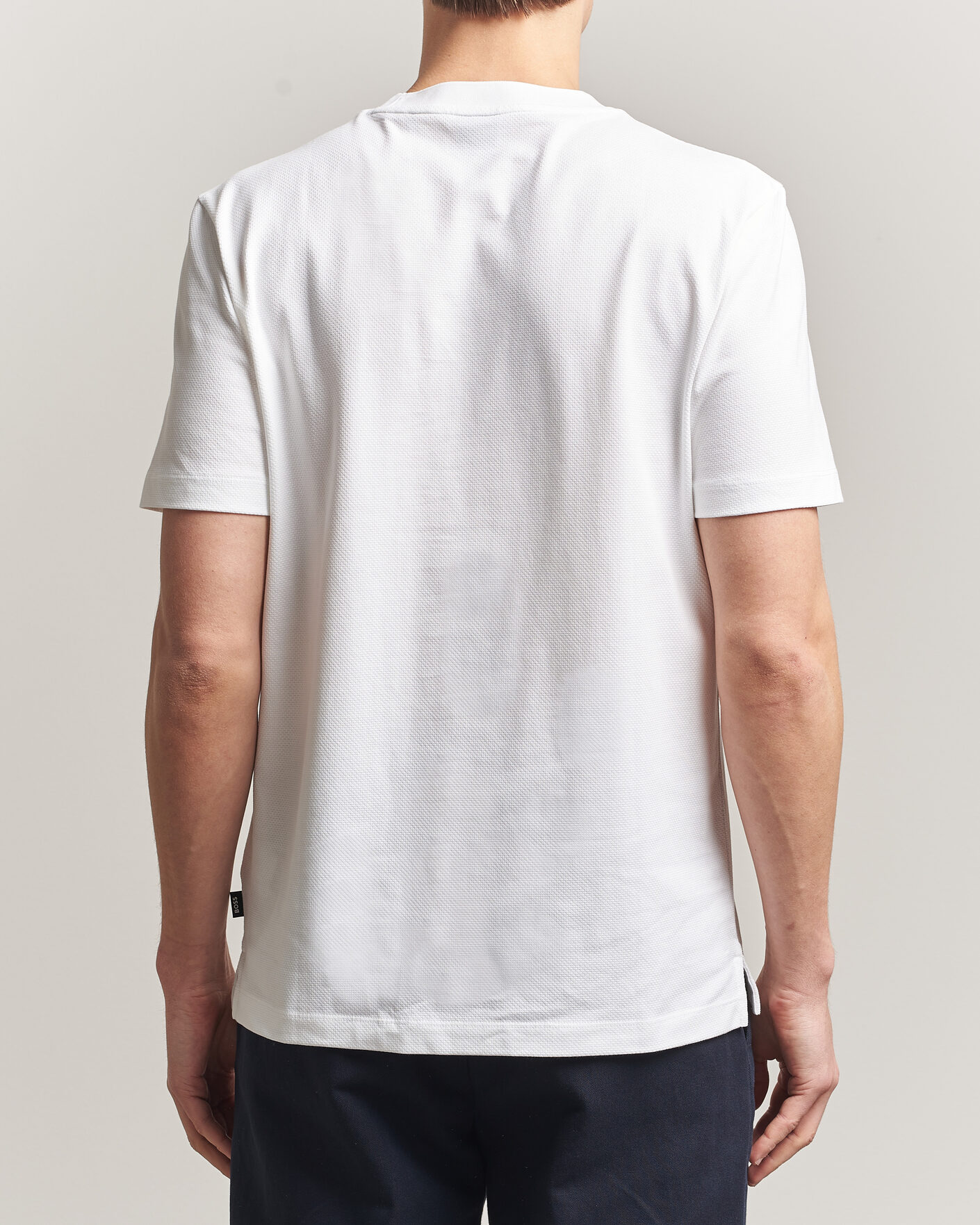Herren | T-Shirts | BOSS BLACK | Thompson Structured T-Shirt White