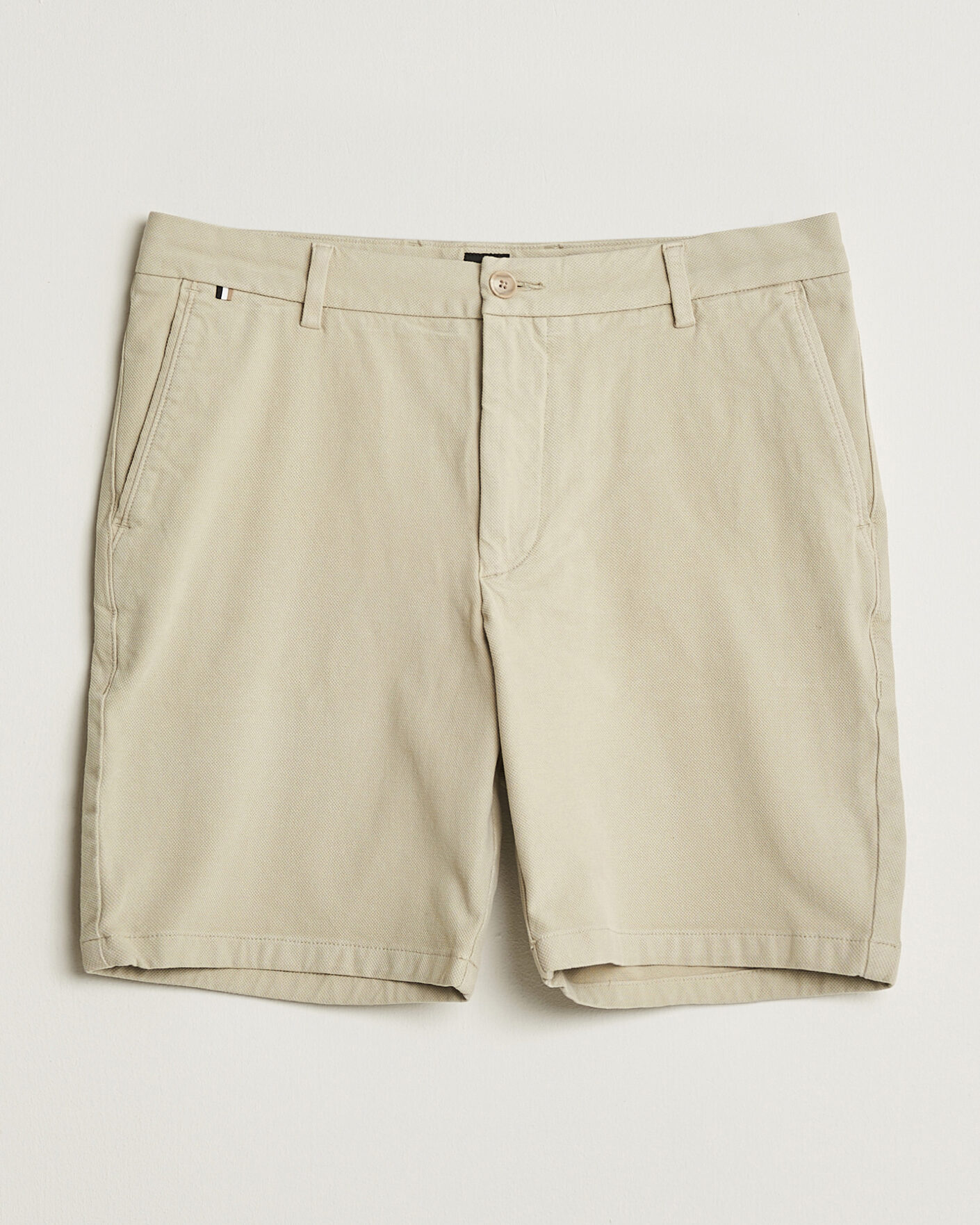 Herren | Shorts | BOSS BLACK | Kane Cotton Chino Shorts Open Beige