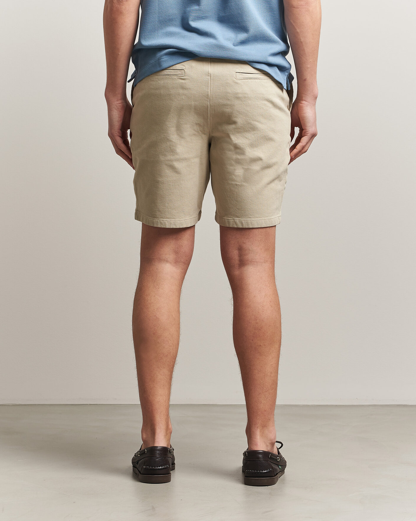 Herren | Shorts | BOSS BLACK | Kane Cotton Chino Shorts Open Beige