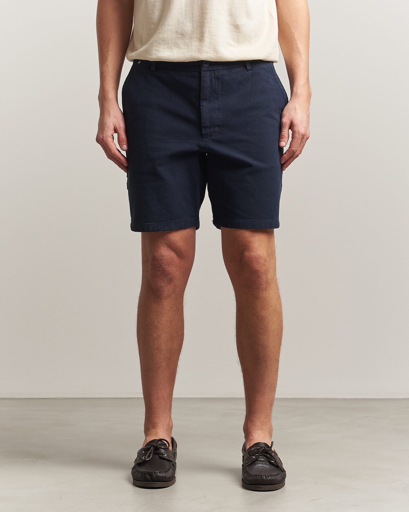 Herren | Shorts | BOSS BLACK | Kane Cotton Chino Shorts Dark Blue