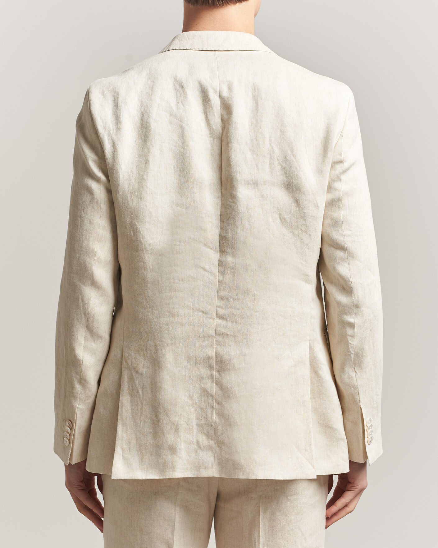 Herren | Sakkos | BOSS BLACK | Hutson Linen Suit Blazer Open Beige