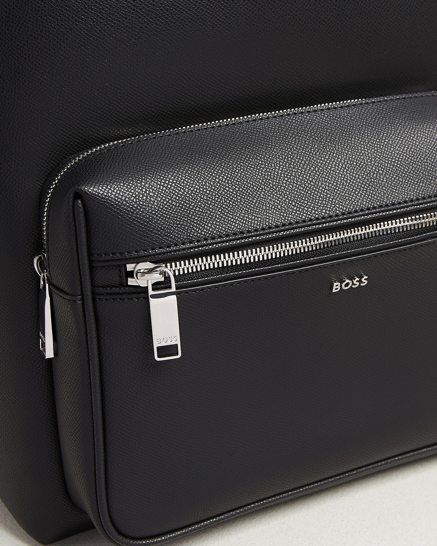 Herren | Taschen | BOSS BLACK | Daxter Leather Backpack Black