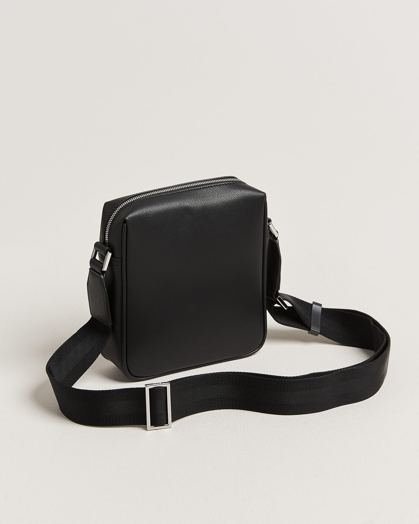 Herren | Taschen | BOSS BLACK | Daxter Leather Crossbody Bag Black