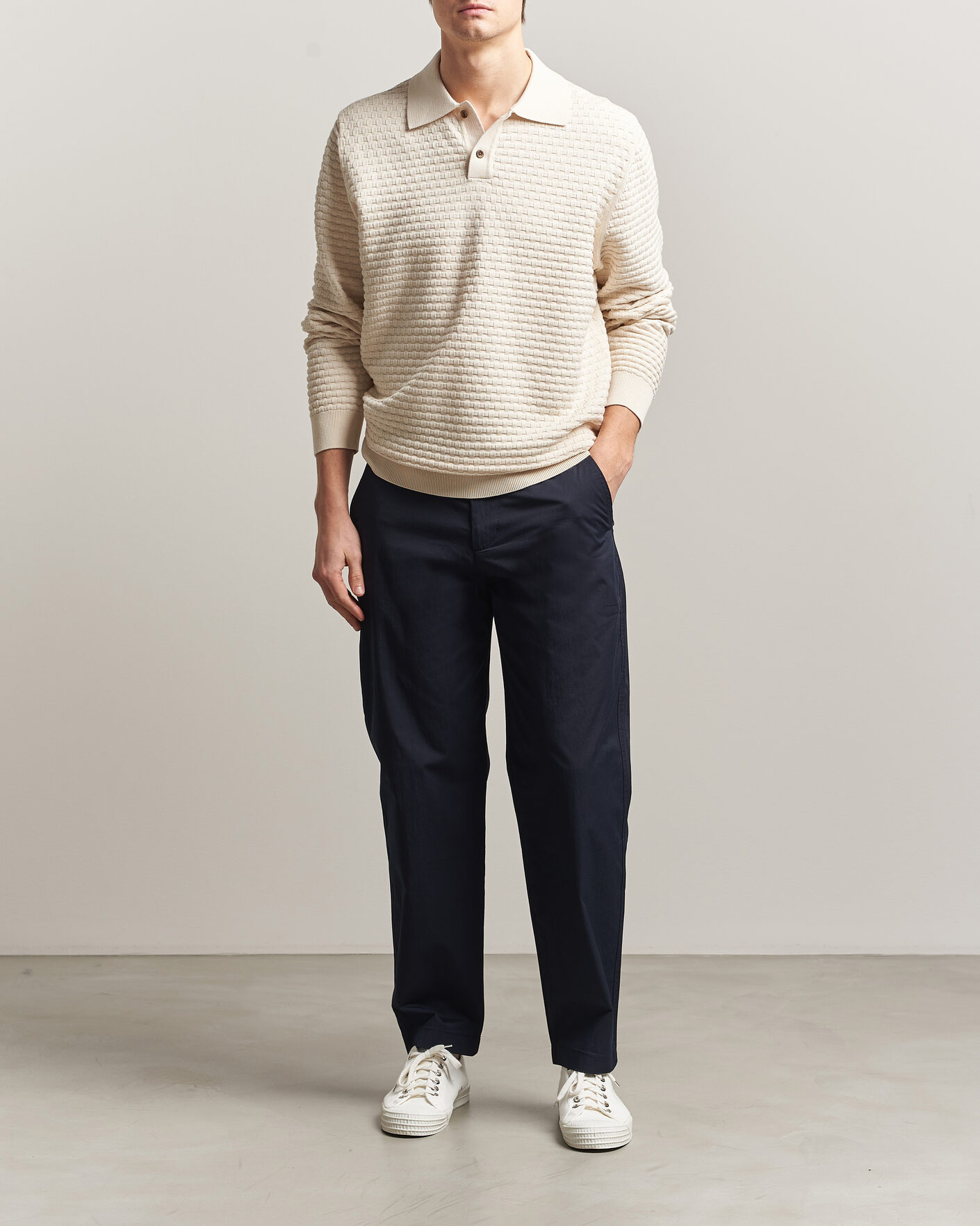 Herren | Hosen | BOSS ORANGE | Cotton Chinos Dark Blue