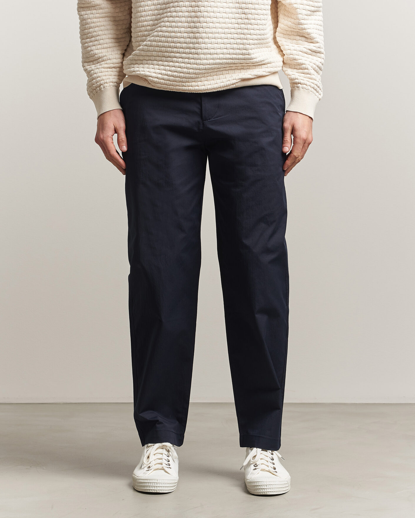 Herren | Hosen | BOSS ORANGE | Cotton Chinos Dark Blue