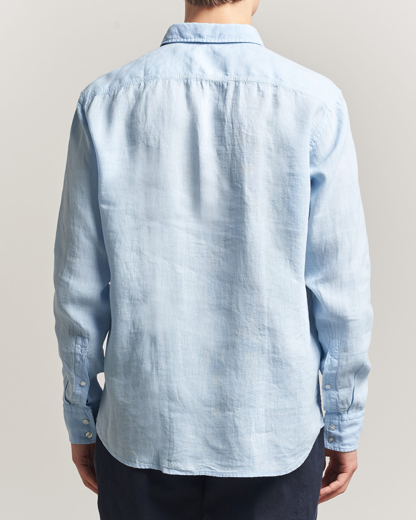 Herren | Hemden | BOSS ORANGE | Relegant Linen Shirt Light Blue