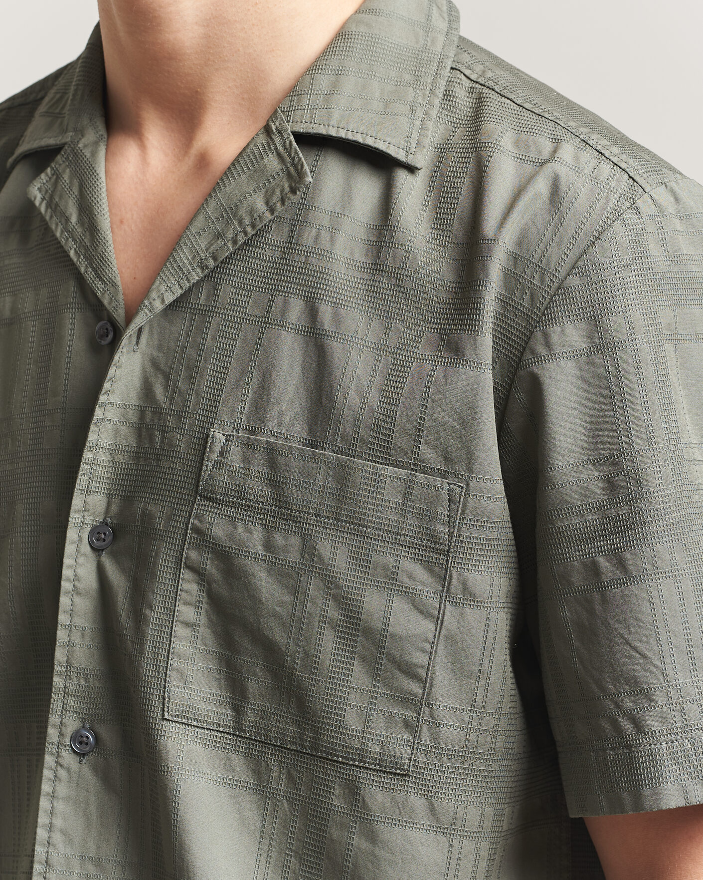 Herren | Hemden | BOSS ORANGE | Rayer Cotton Resort Shirt Open Grey