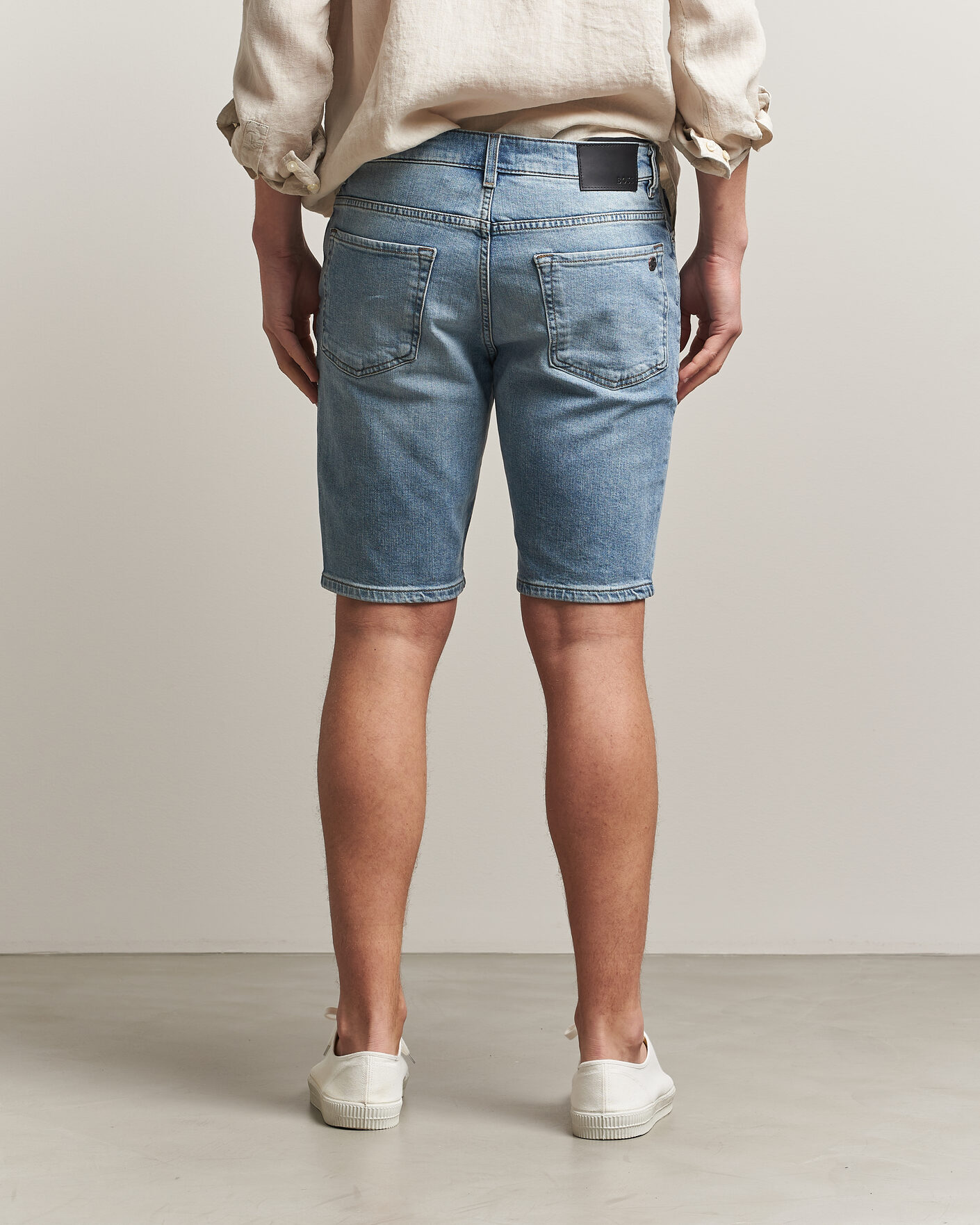 Herren | Shorts | BOSS ORANGE | Re.Maine Denim Shorts Light Blue