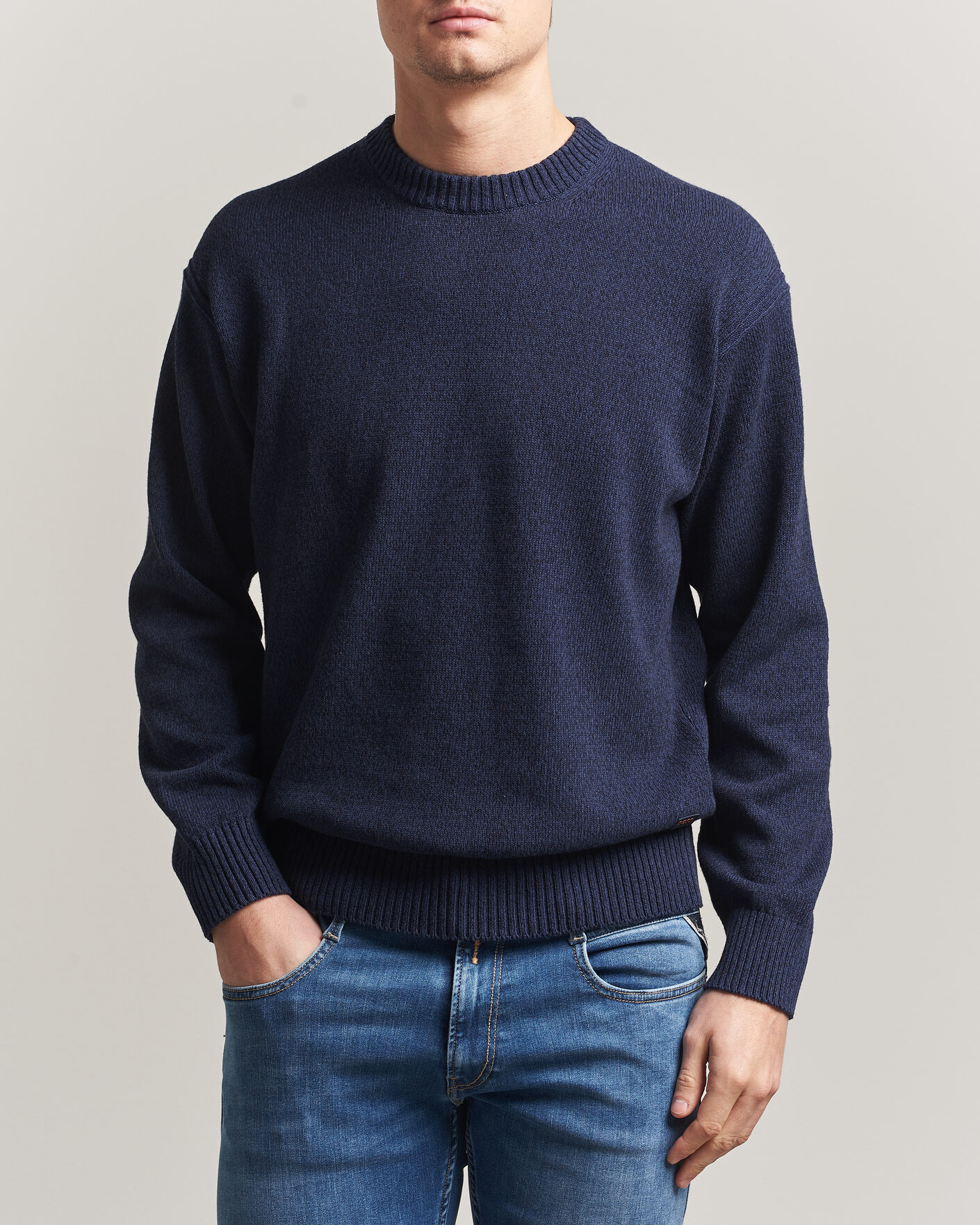 Herren | Pullover | BOSS ORANGE | Kerlino Knitted Sweater Dark Blue