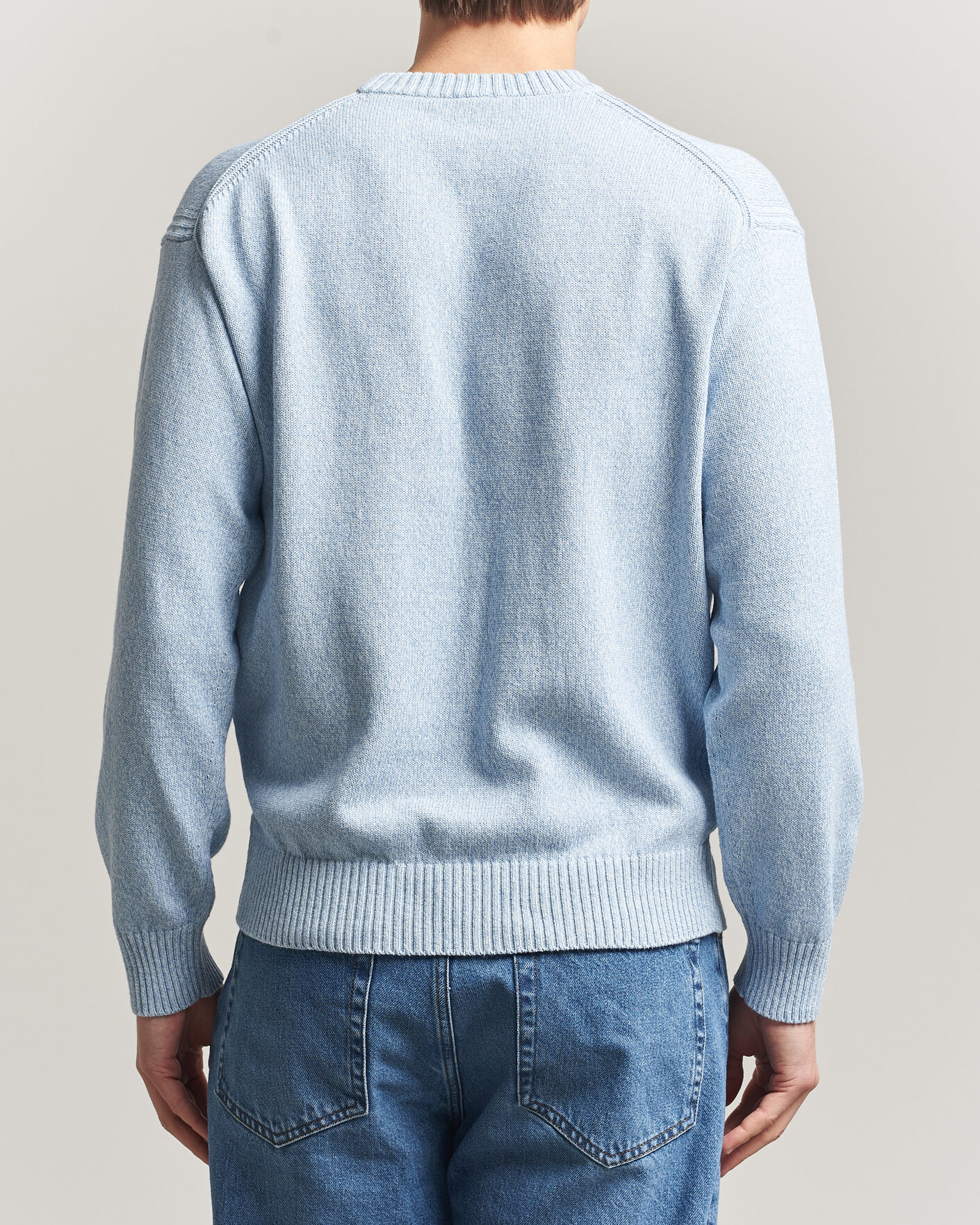 Herren | Pullover | BOSS ORANGE | Kerlino Knitted Sweater Light Blue