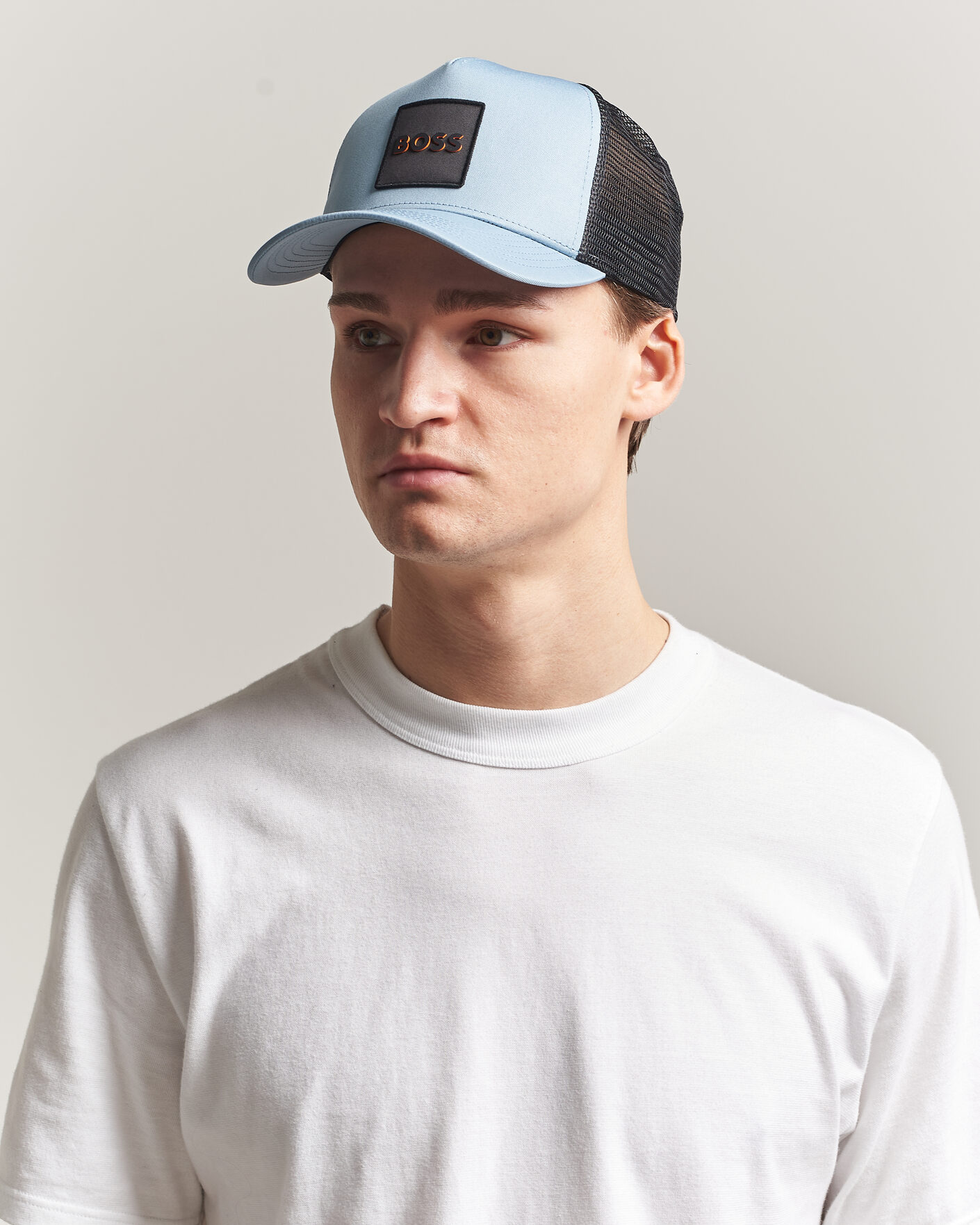 Herren | Hüte & Mützen | BOSS ORANGE | Elliot Trucker Cap Light Blue