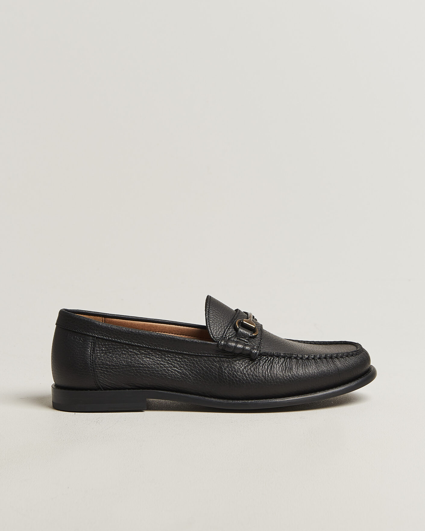 Herren | Loafer | BOSS BLACK | Tevan Leather Moccasin Black