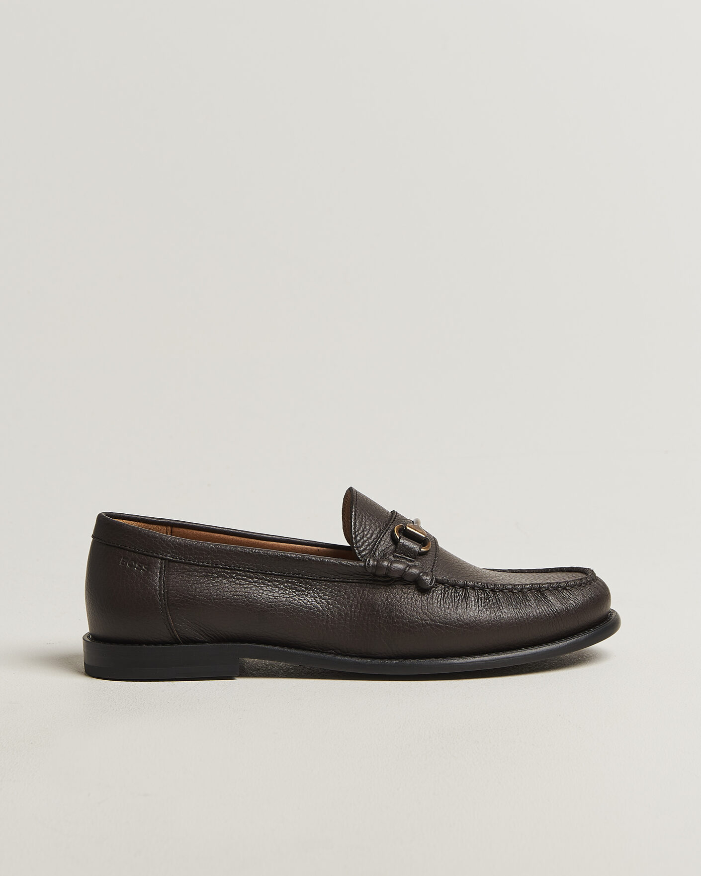 Herren | Loafer | BOSS BLACK | Tevan Leather Moccasin Dark Brown