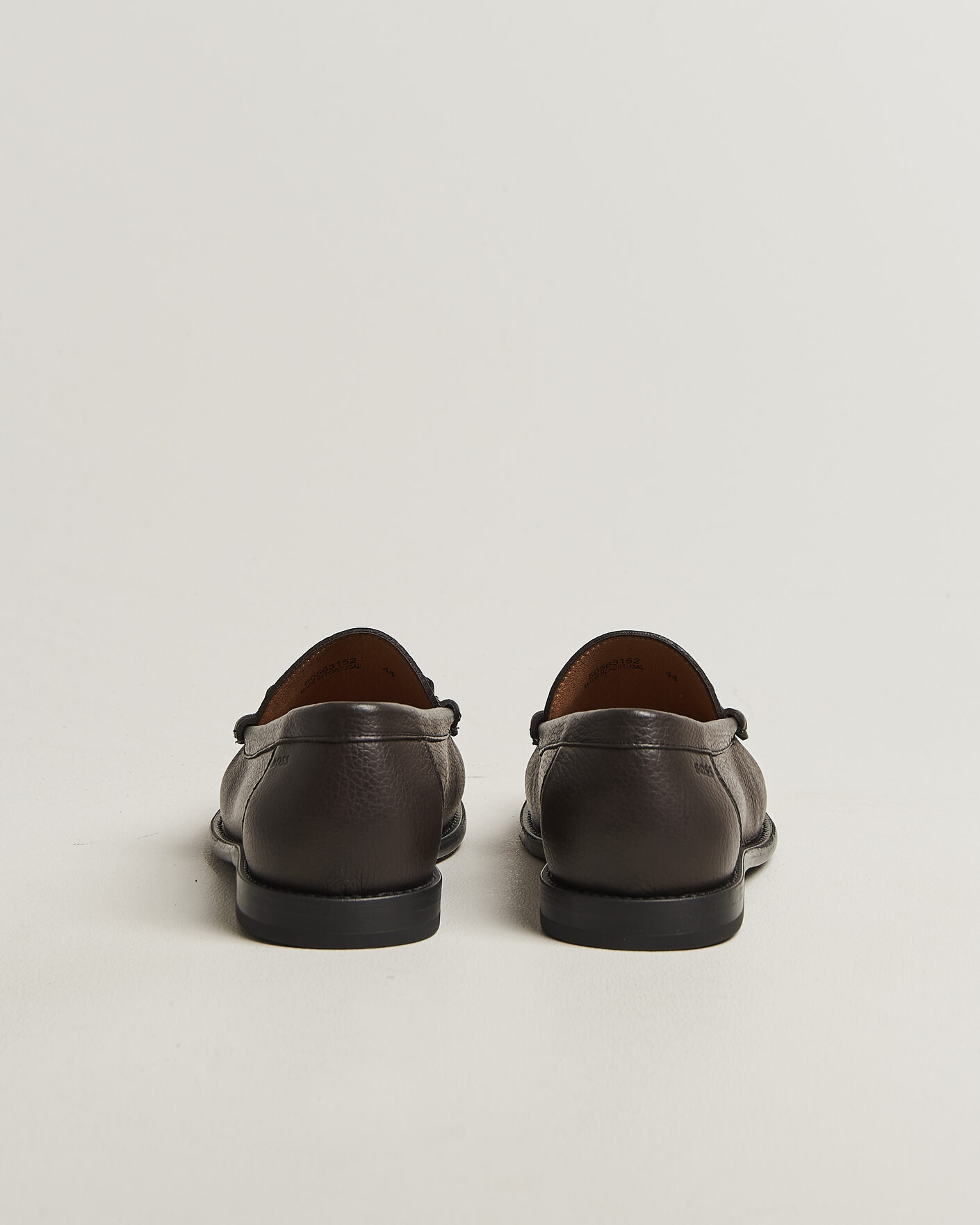 Herren | Loafer | BOSS BLACK | Tevan Leather Moccasin Dark Brown