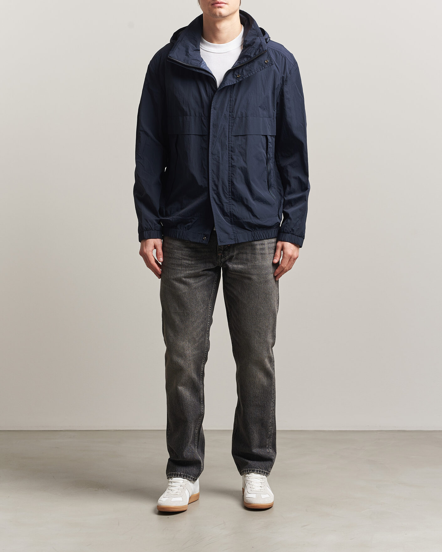 Herren | Jacken | BOSS ORANGE | Oberle Hooded Jacket Dark Blue