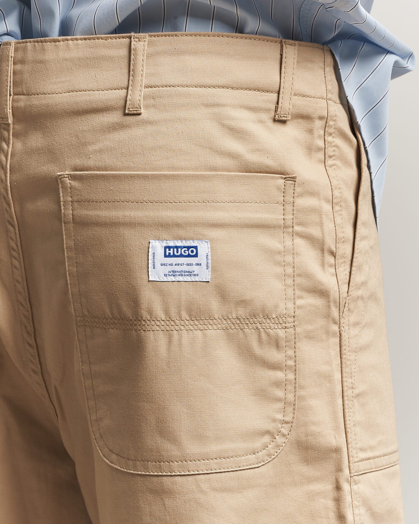 Herren | Shorts | HUGO | Gutwin Workwear Shorts Medium Beige