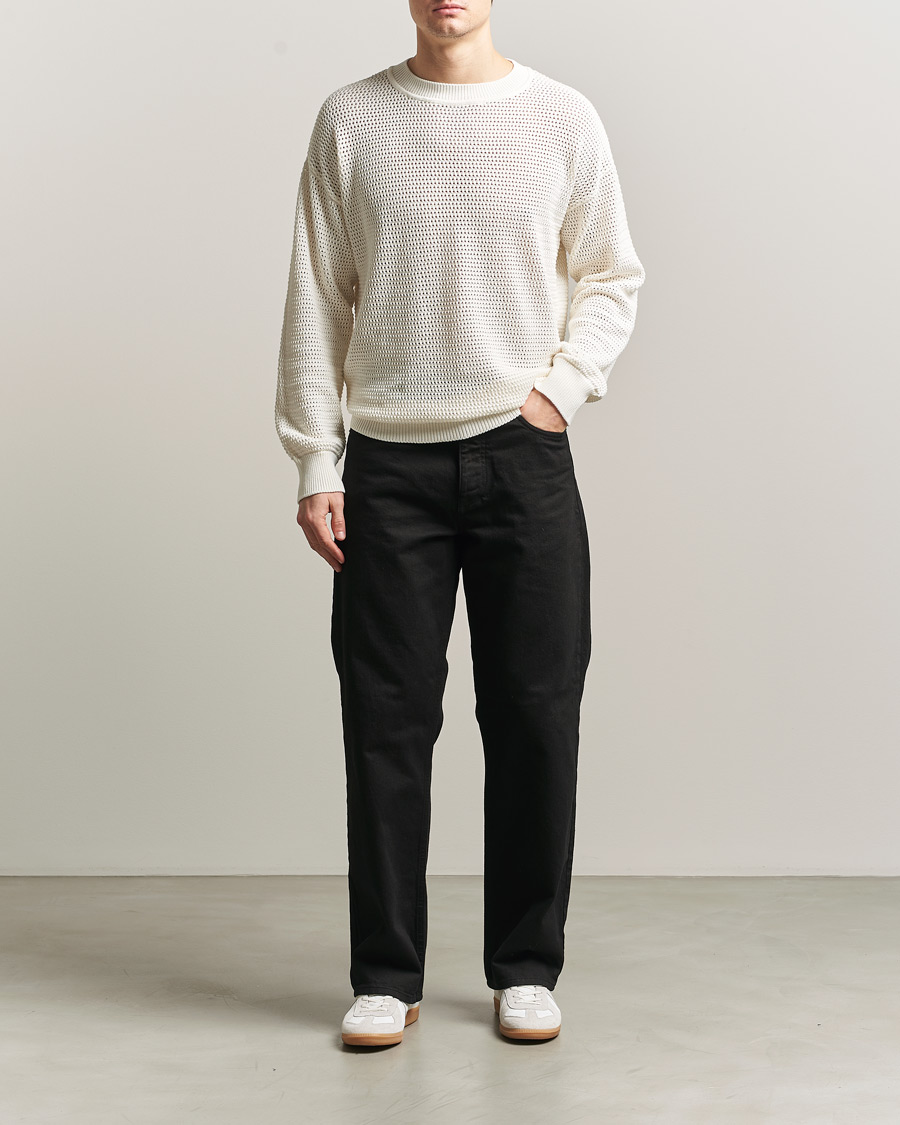 Herren | Pullover | HUGO | Sanjou Knitted Sweater Open White