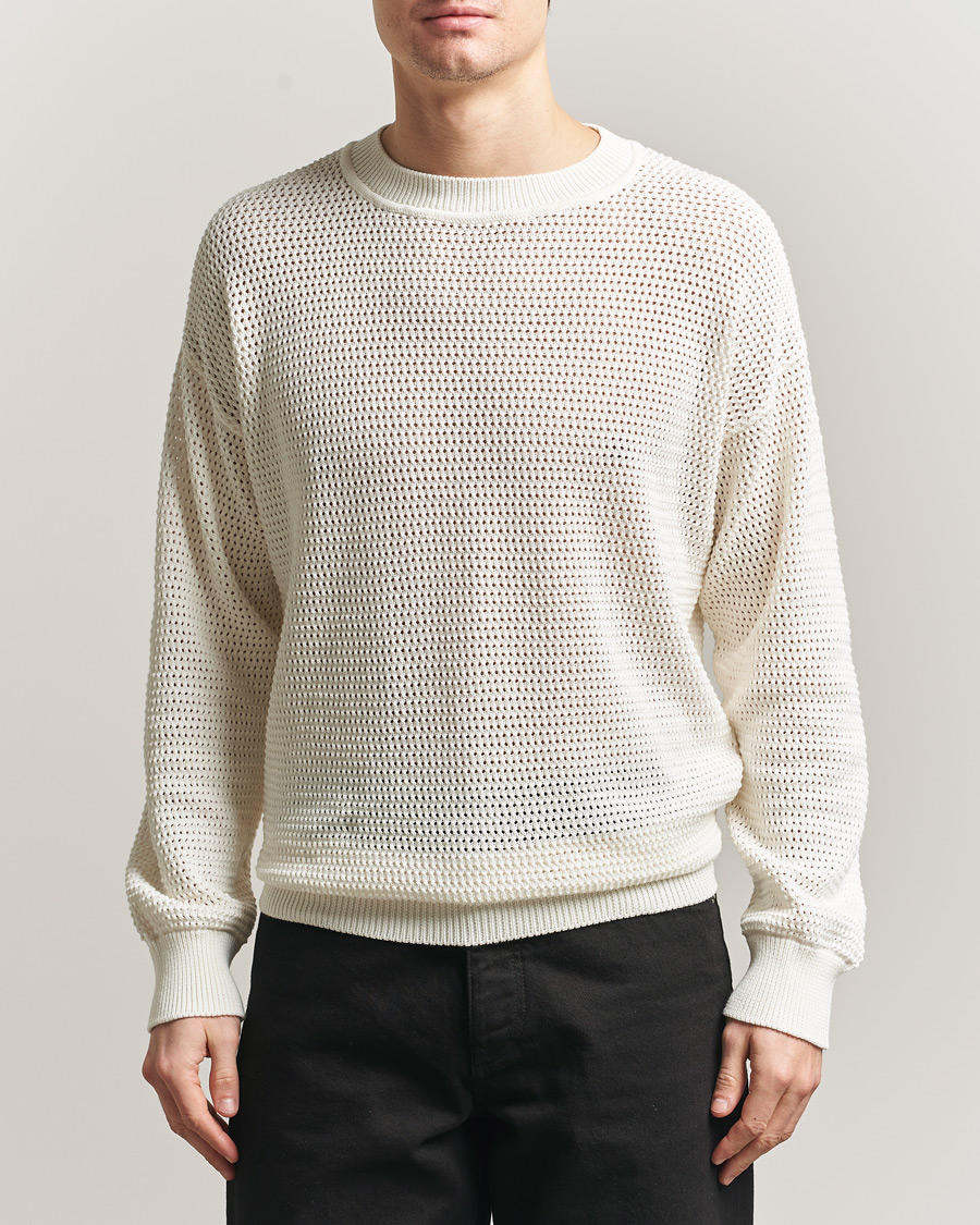 Herren | Pullover | HUGO | Sanjou Knitted Sweater Open White