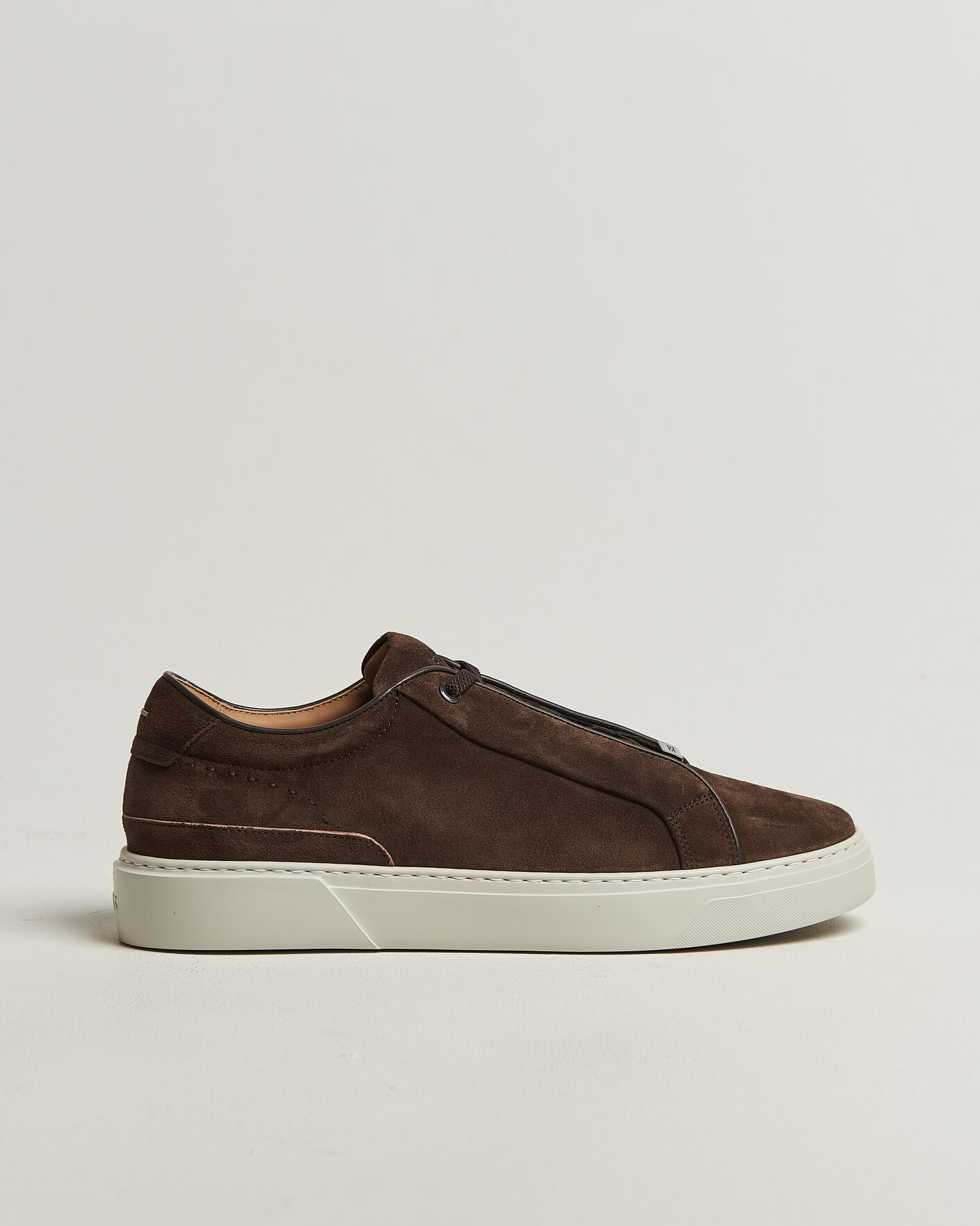 Herren | Sneaker | BOSS CAMEL | Gary Suede Sneaker Dark Brown