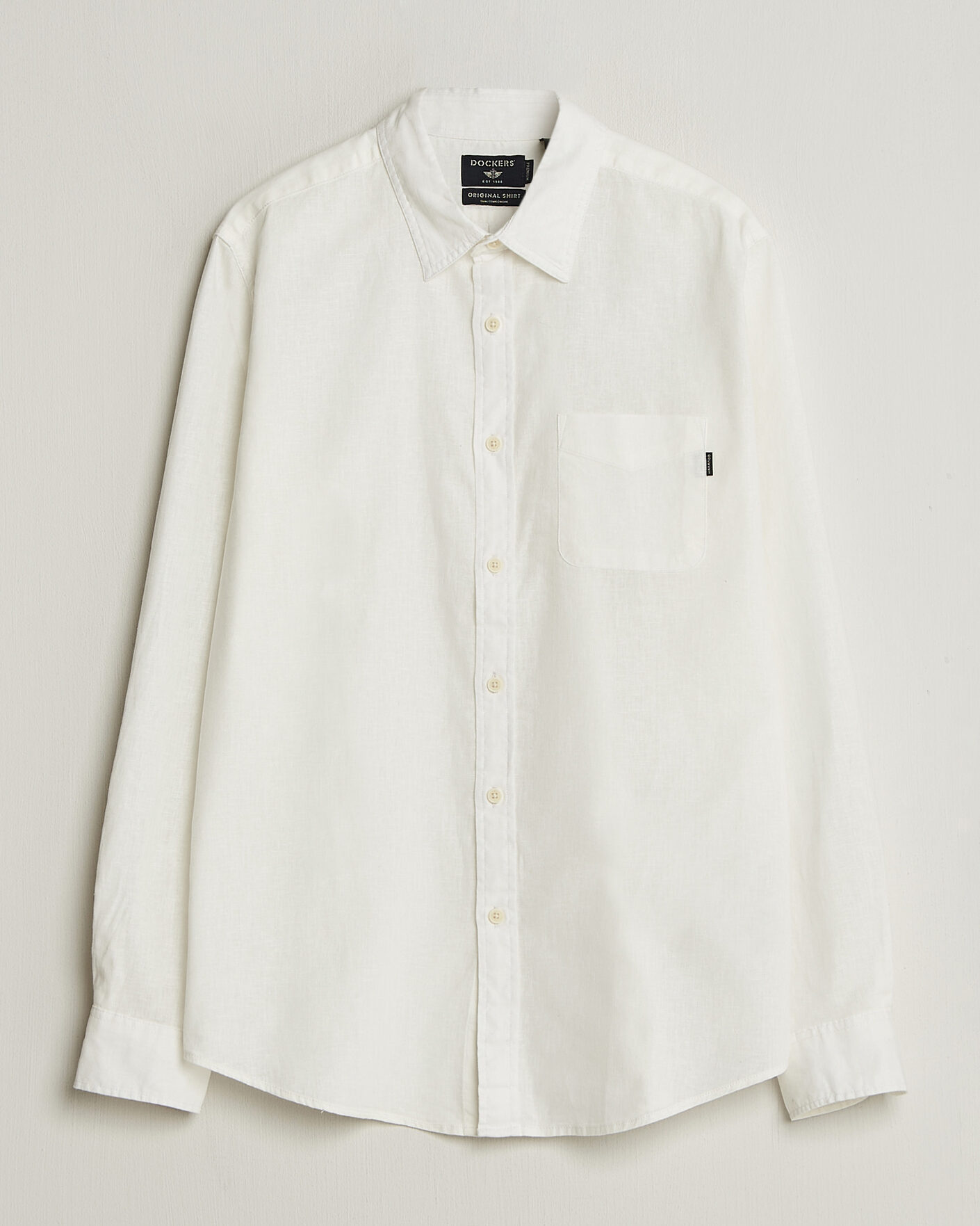 Herren | Hemden | Dockers | Slim Linen/Cotton Shirt Undyed