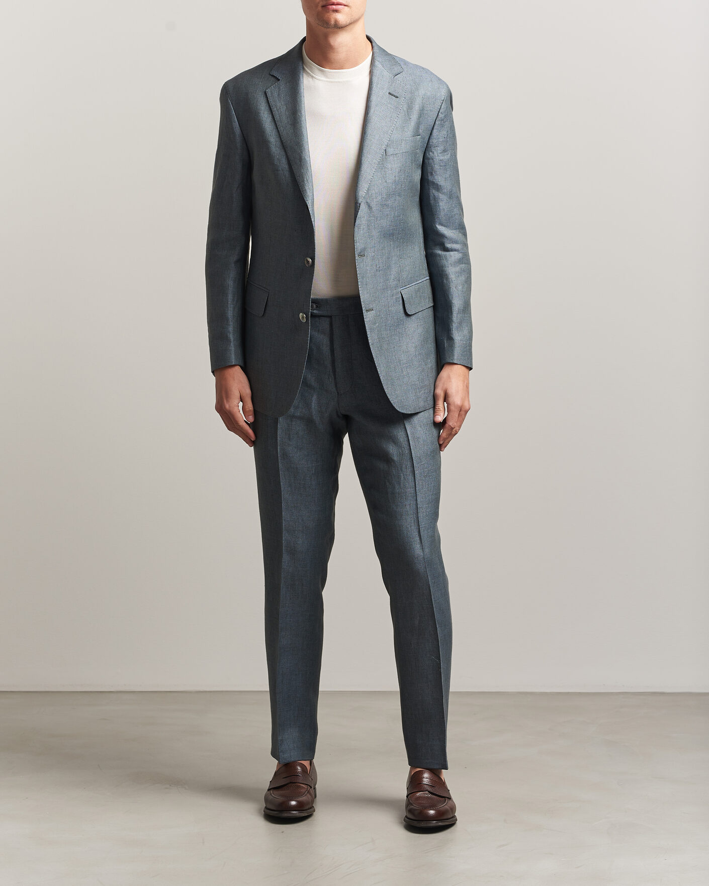 Herren | Sakkos | Oscar Jacobson | Robert Linen Blazer Olive