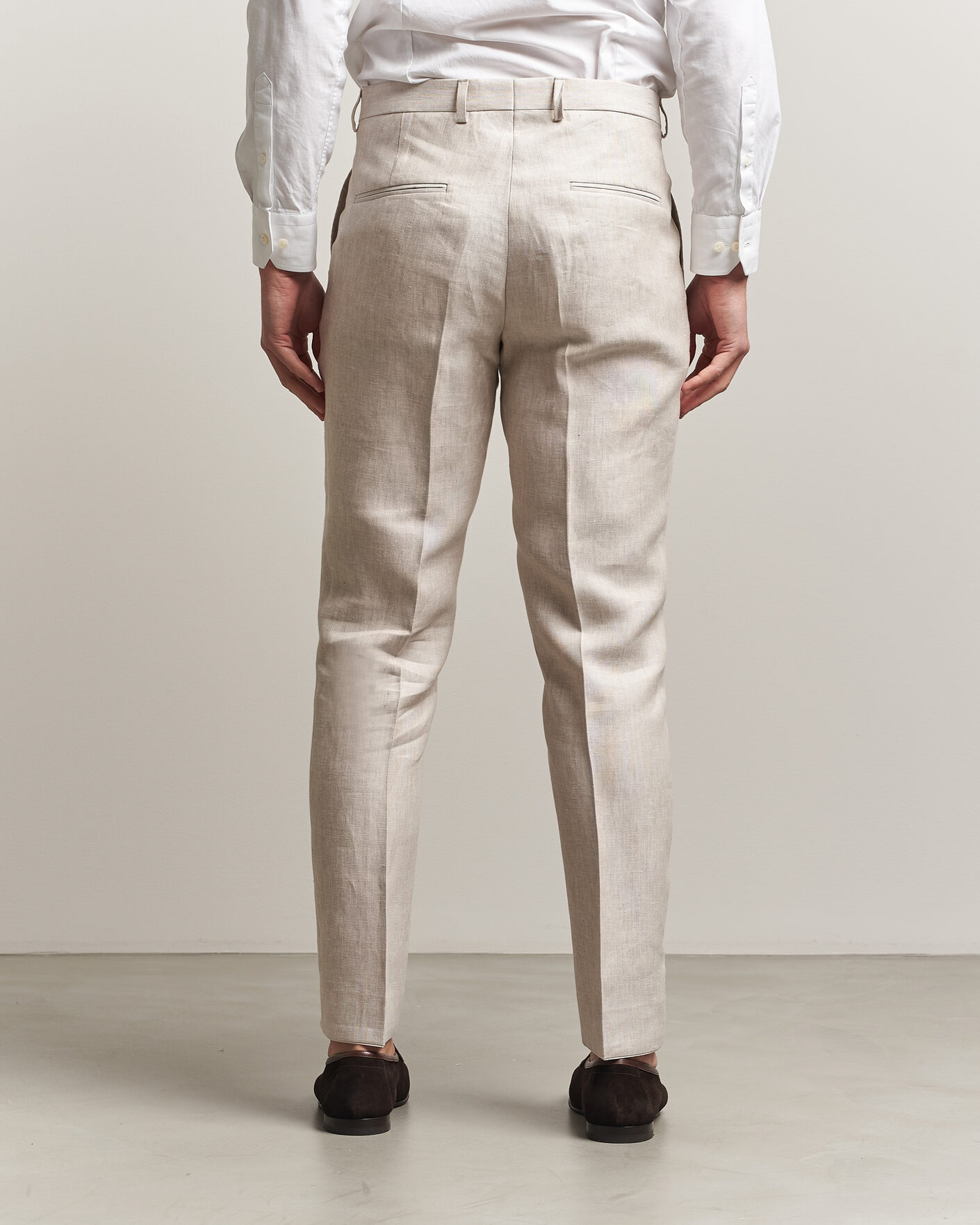 Herren | Hosen | Oscar Jacobson | Dandy Linen Trousers Off White