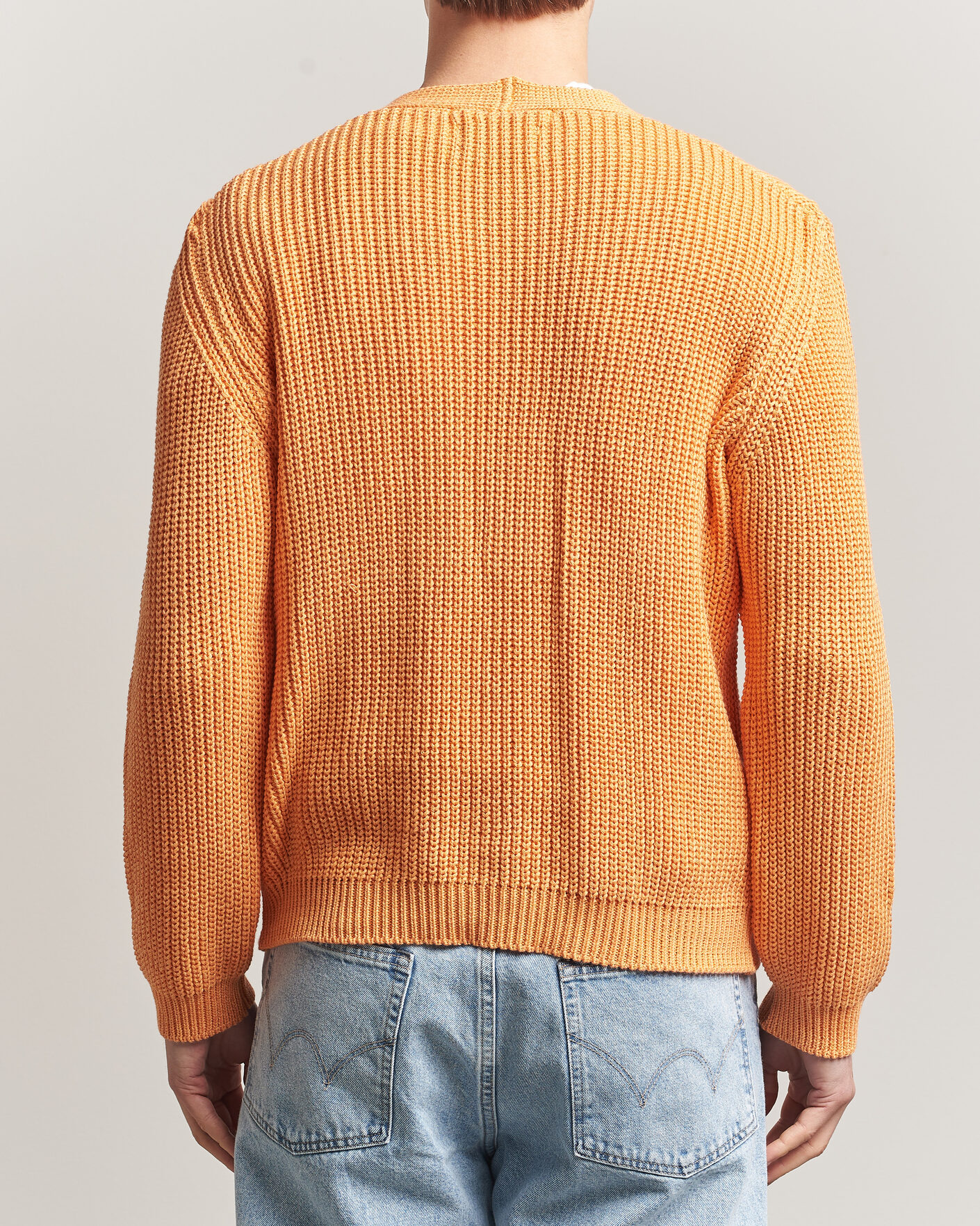 Herren | Pullover | Peregrine | River Cotton Cardigan Apricot