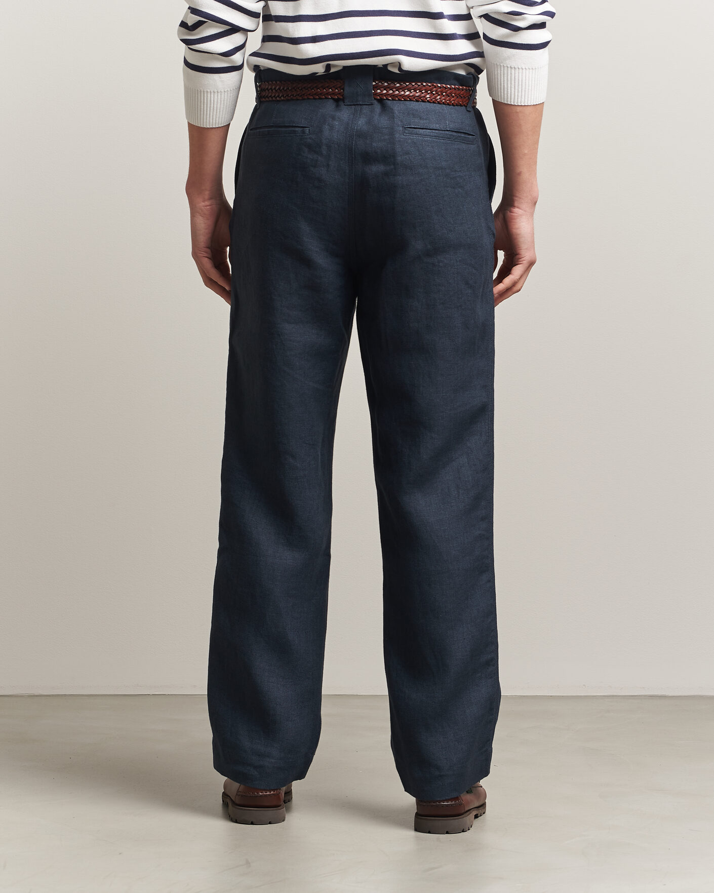 Herren | Hosen | Peregrine | Windsor Linen Trousers Navy