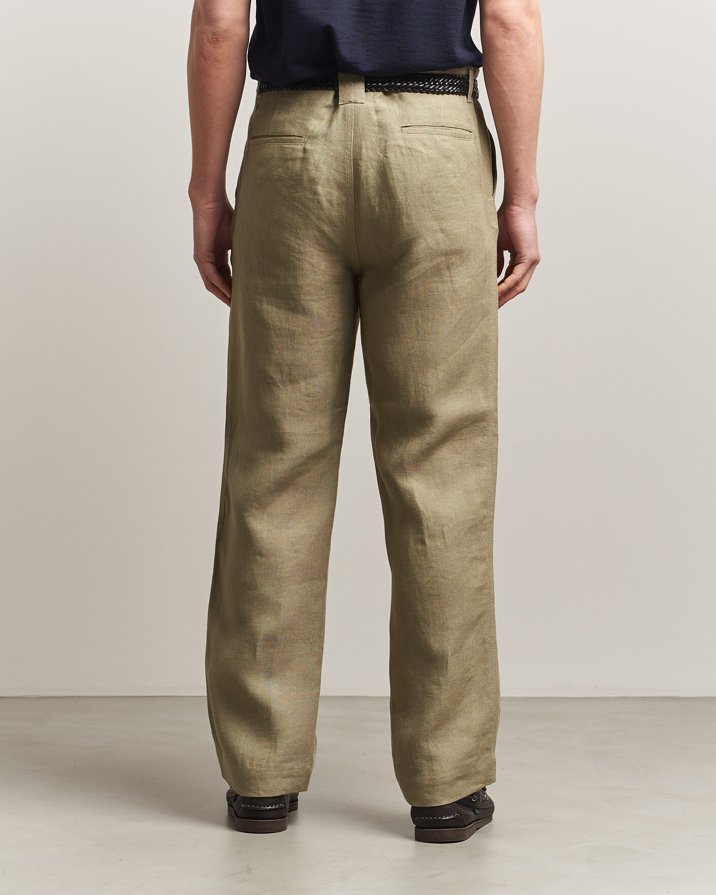 Herren | Hosen | Peregrine | Windsor Linen Trousers Sage