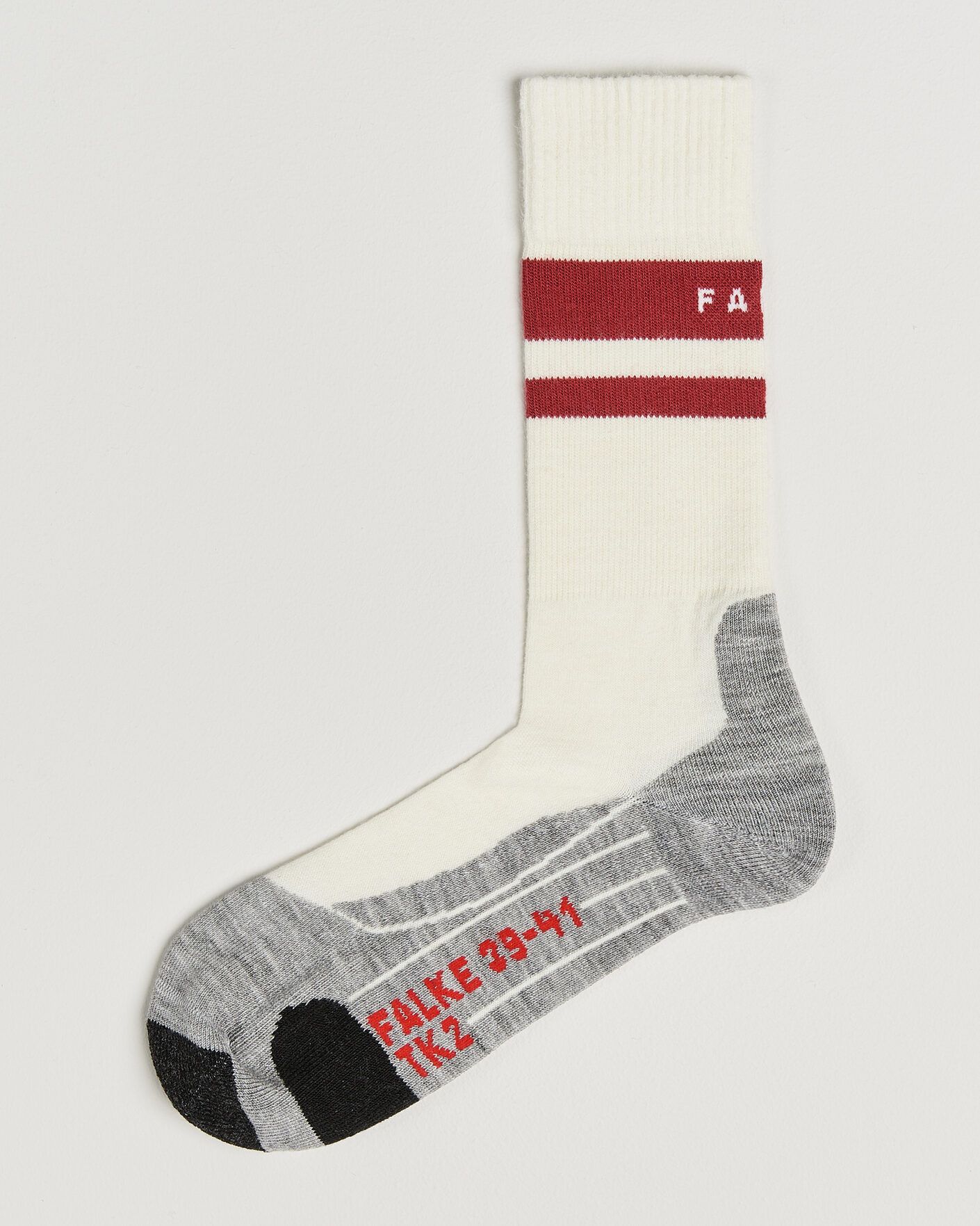 Herren | Unterwäsche | Falke Sport | TK2 Explore Trekking Socks White/Red